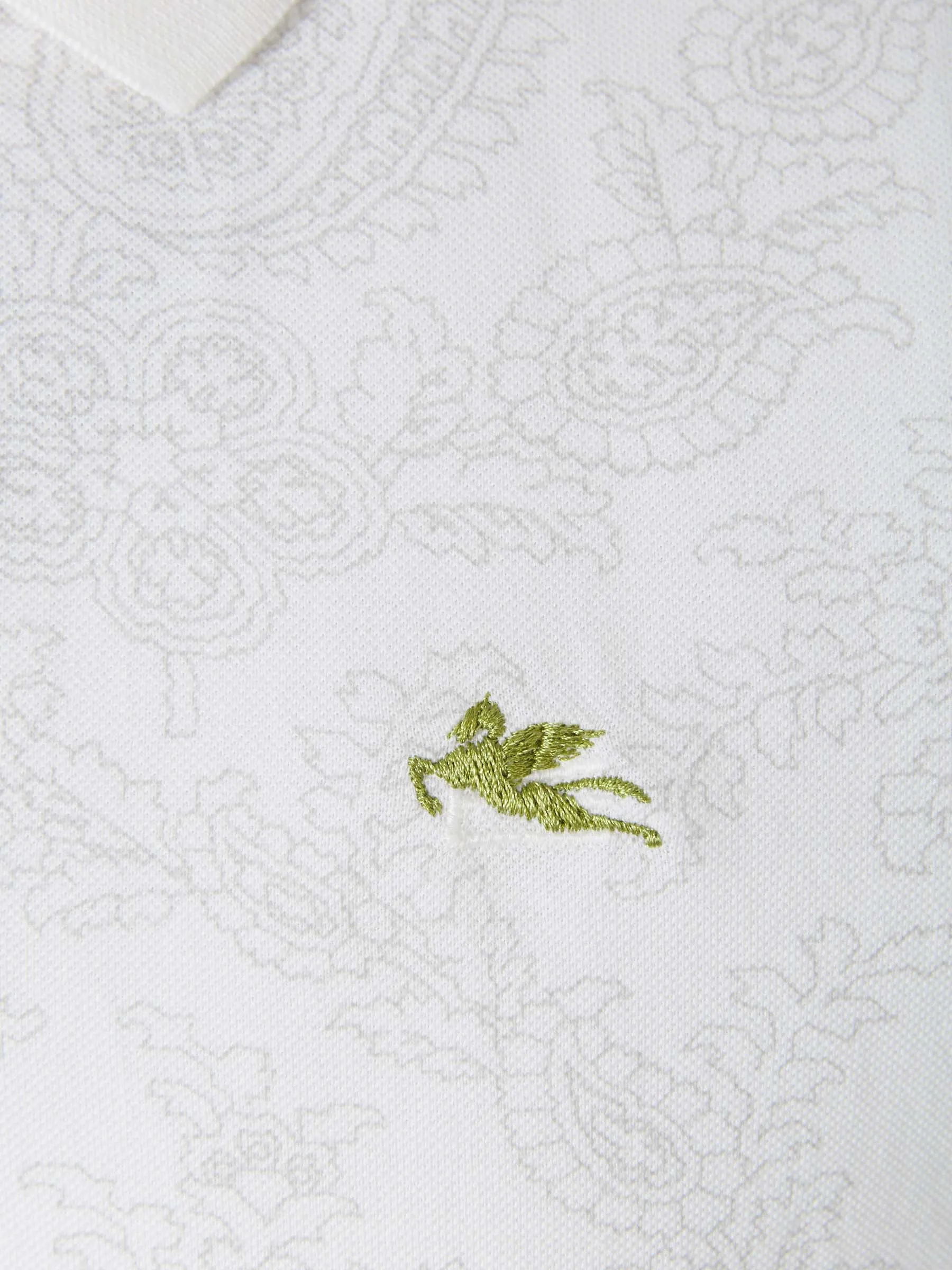 Etro Logo Embroidered Polo Shirt