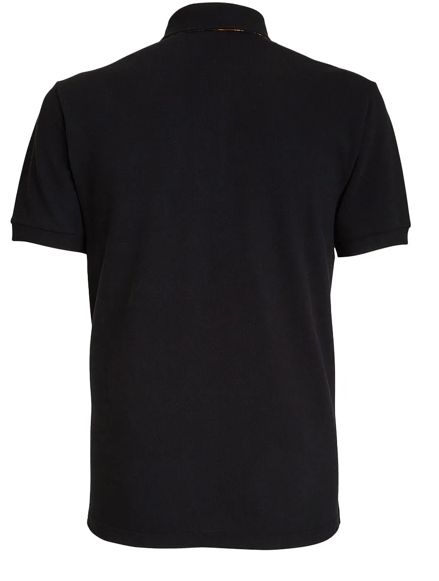 Etro Logo Embroidered Polo Shirt
