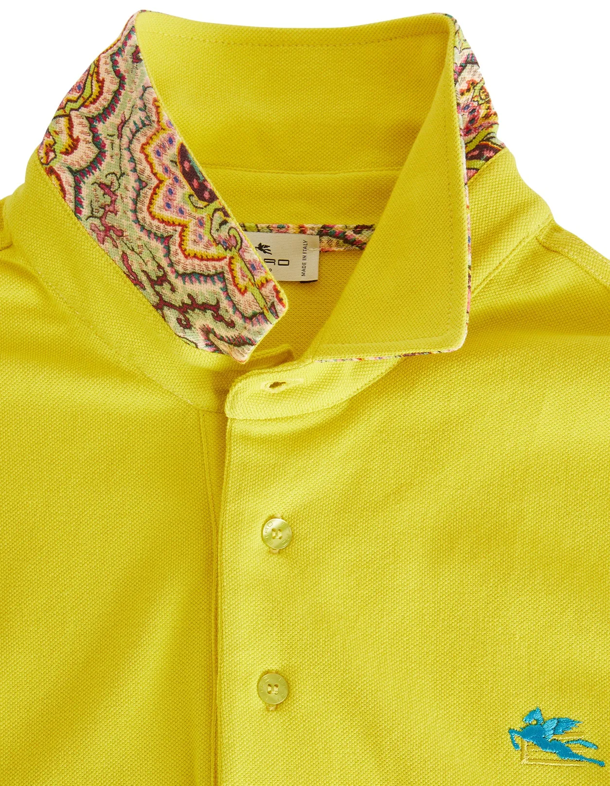 Etro Logo Embroidered Polo Shirt