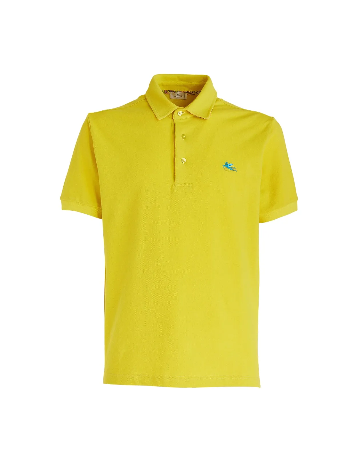 Etro Logo Embroidered Polo Shirt