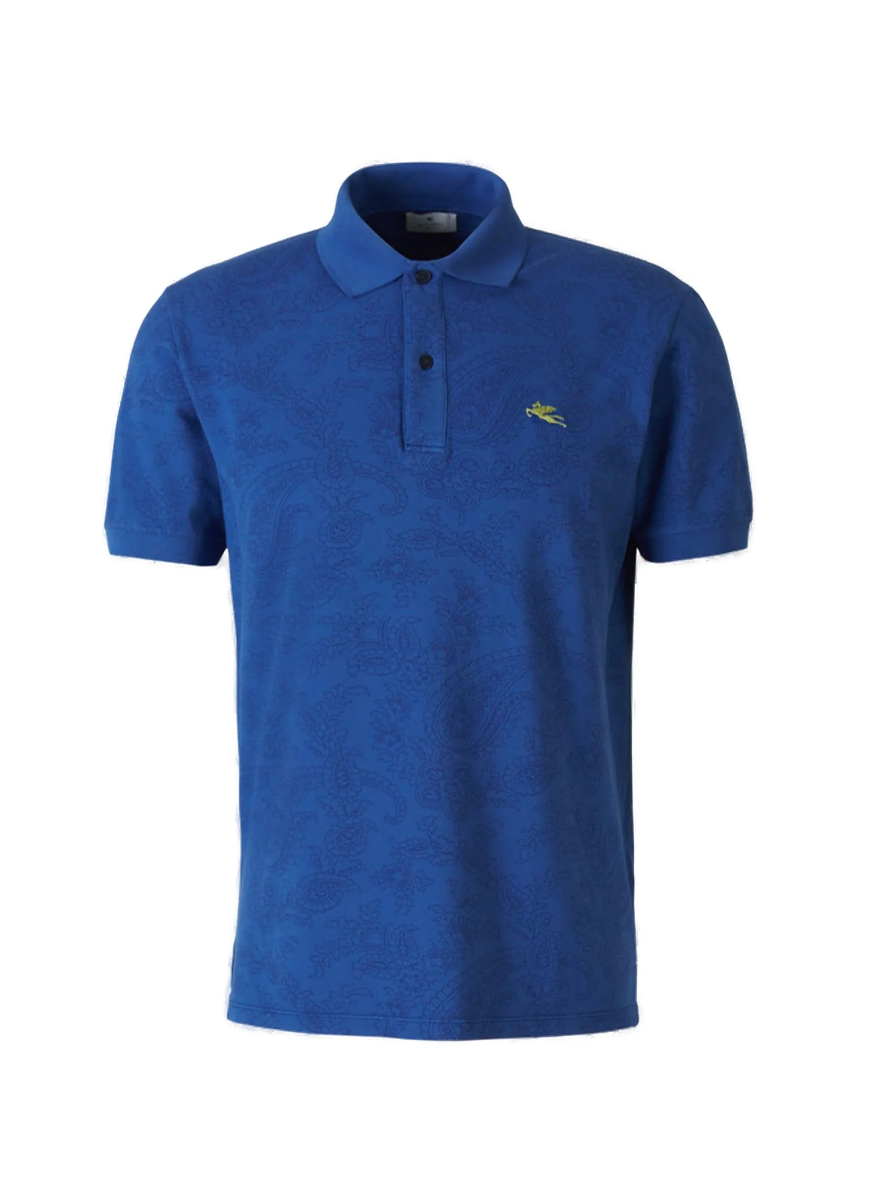 Etro Logo Embroidered Polo Shirt