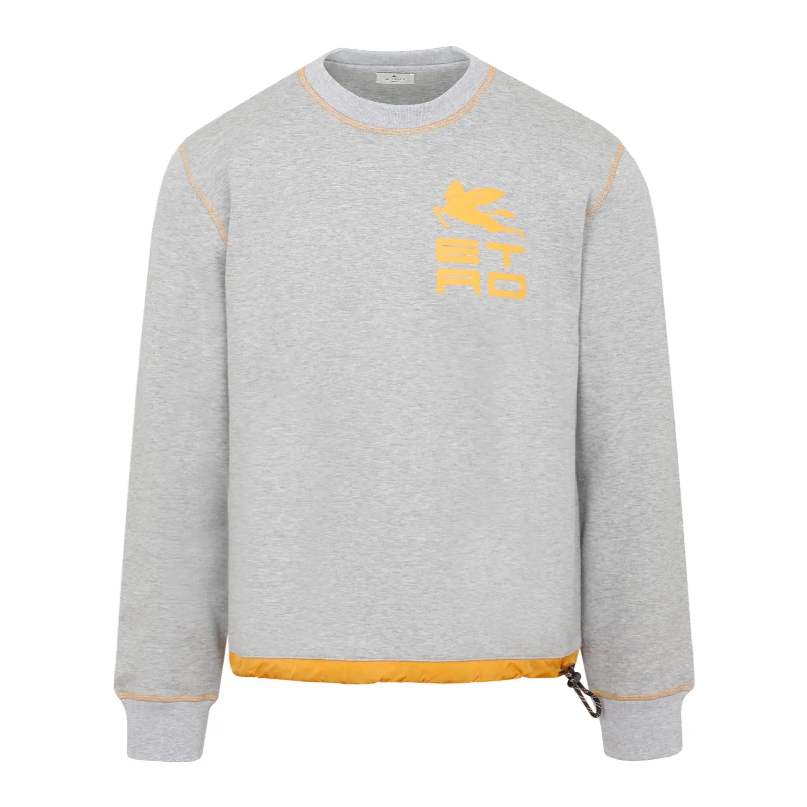 Etro Logo Print Crewneck Sweater
