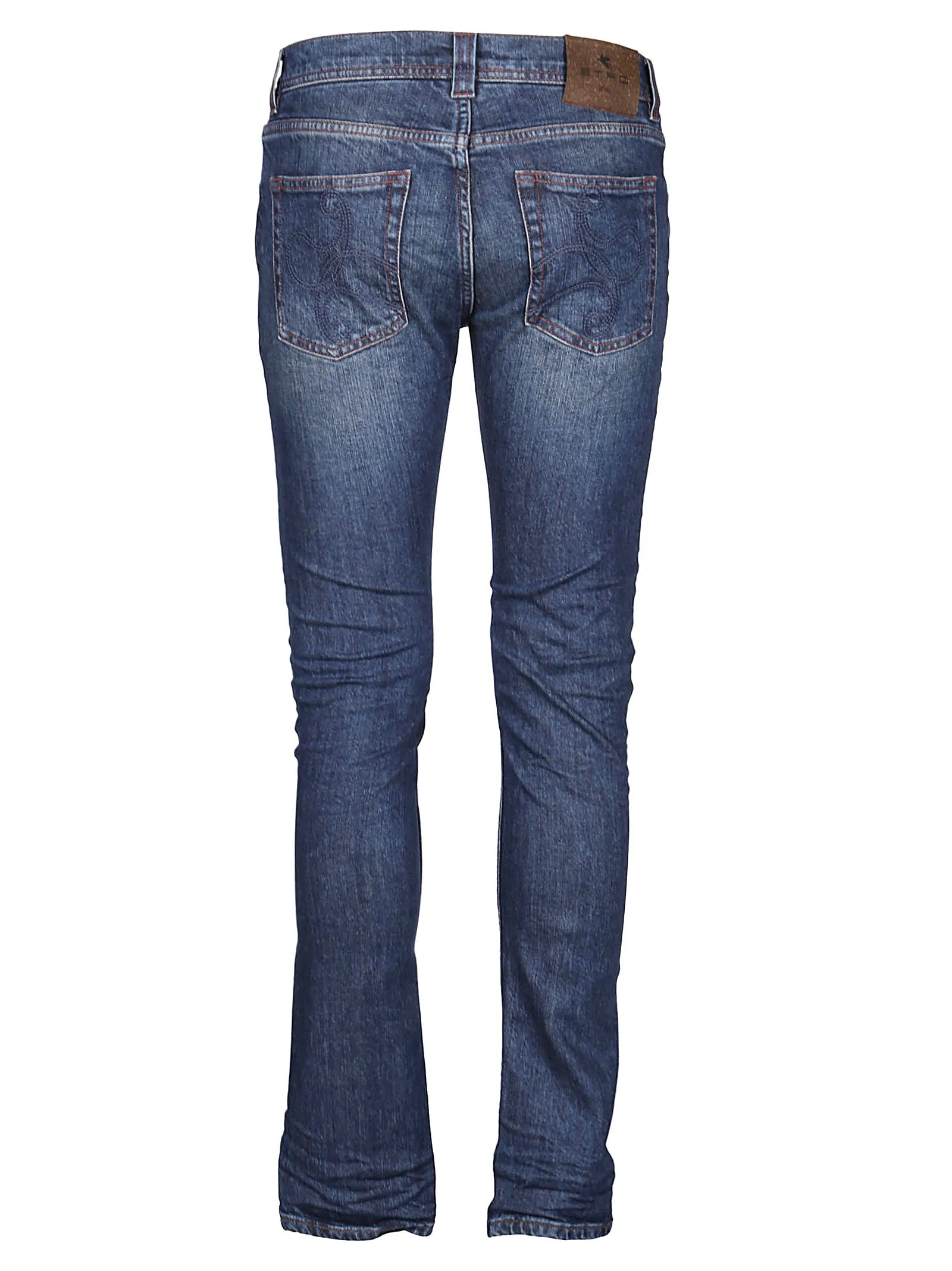 Etro Mid-Rise Slim Fit Jeans