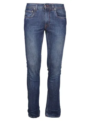 Etro Mid-Rise Slim Fit Jeans