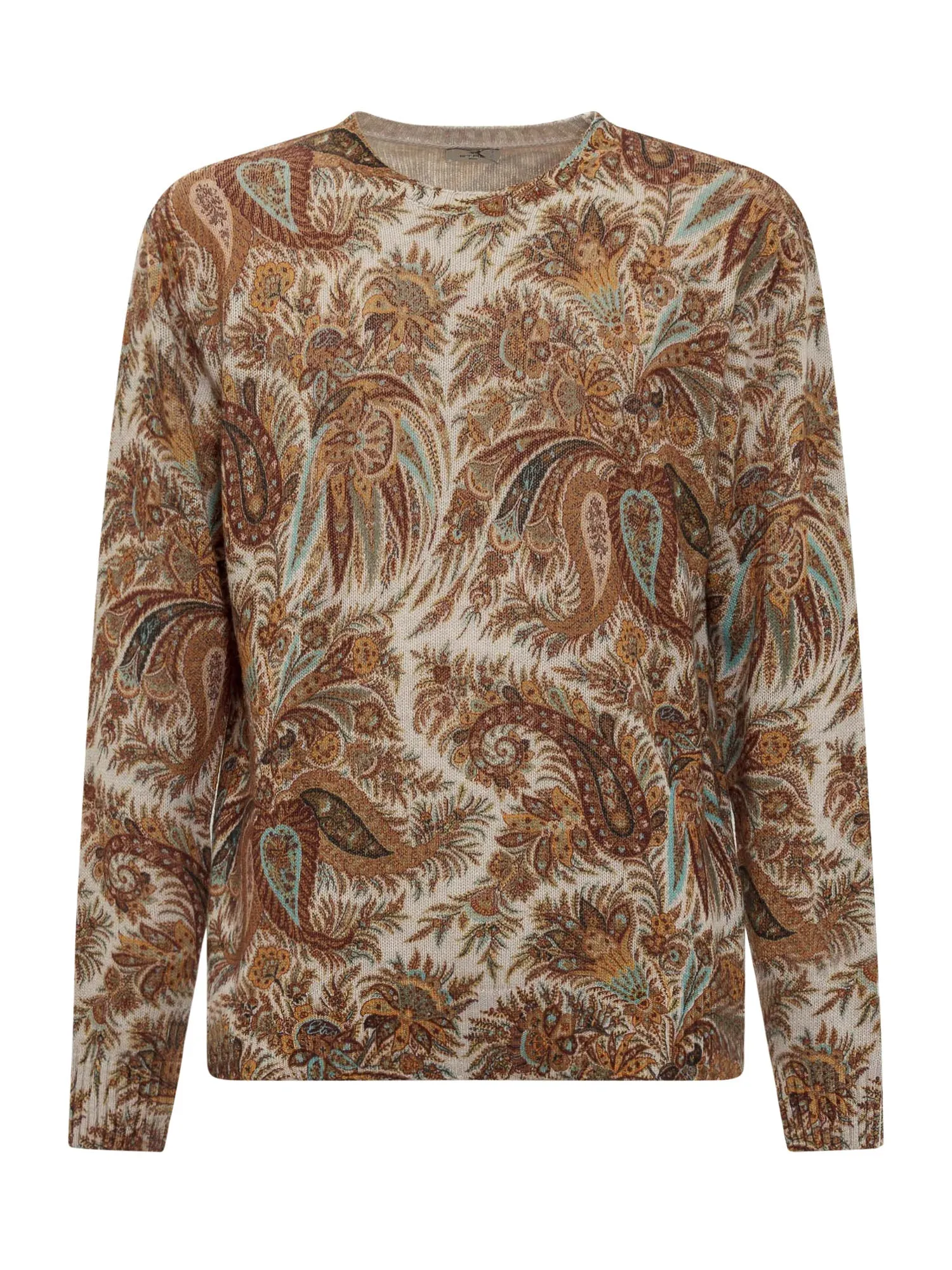 Etro Paisley Jacquard Crewneck Knitted Jumper