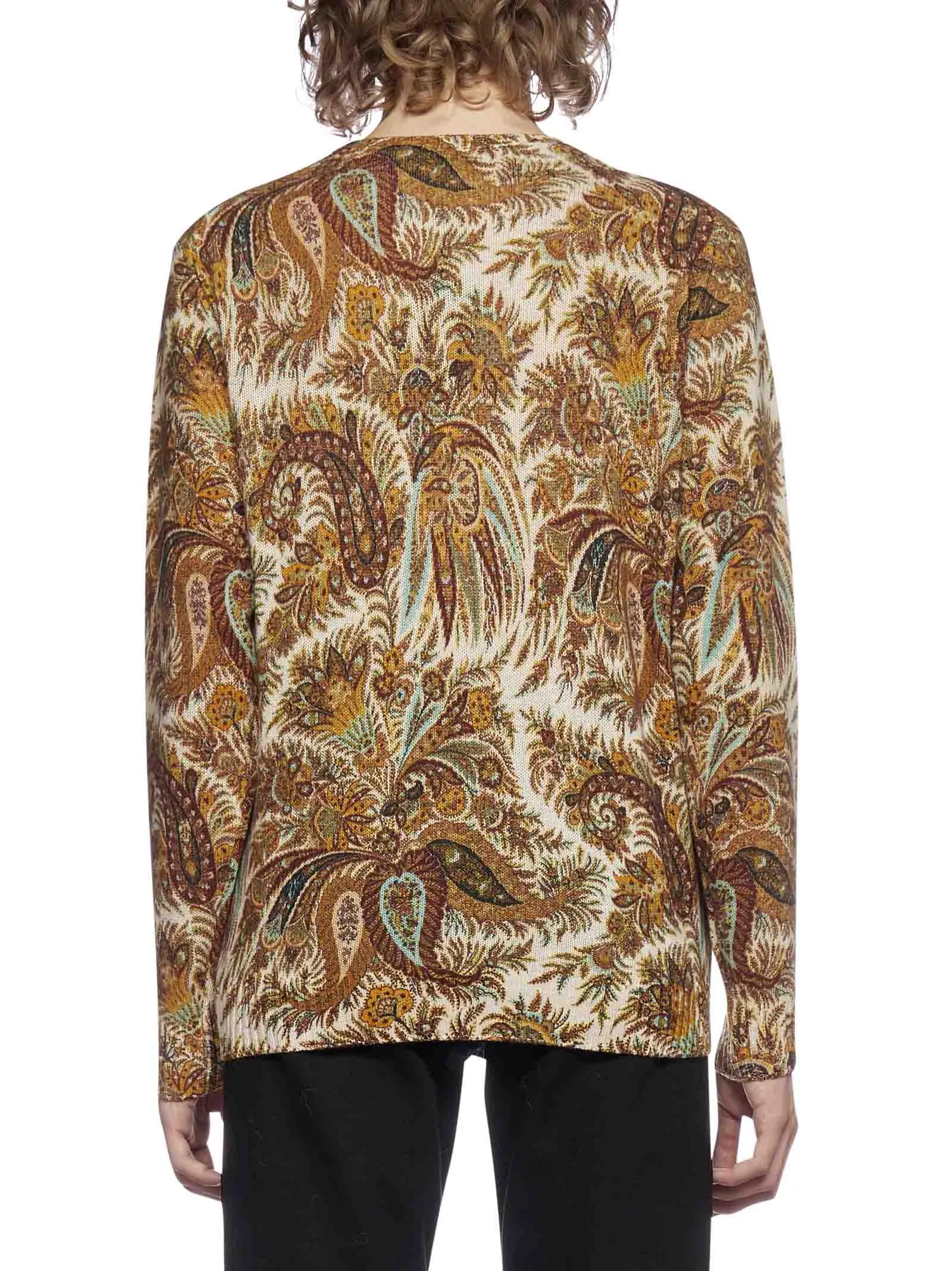 Etro Paisley Jacquard Crewneck Knitted Jumper