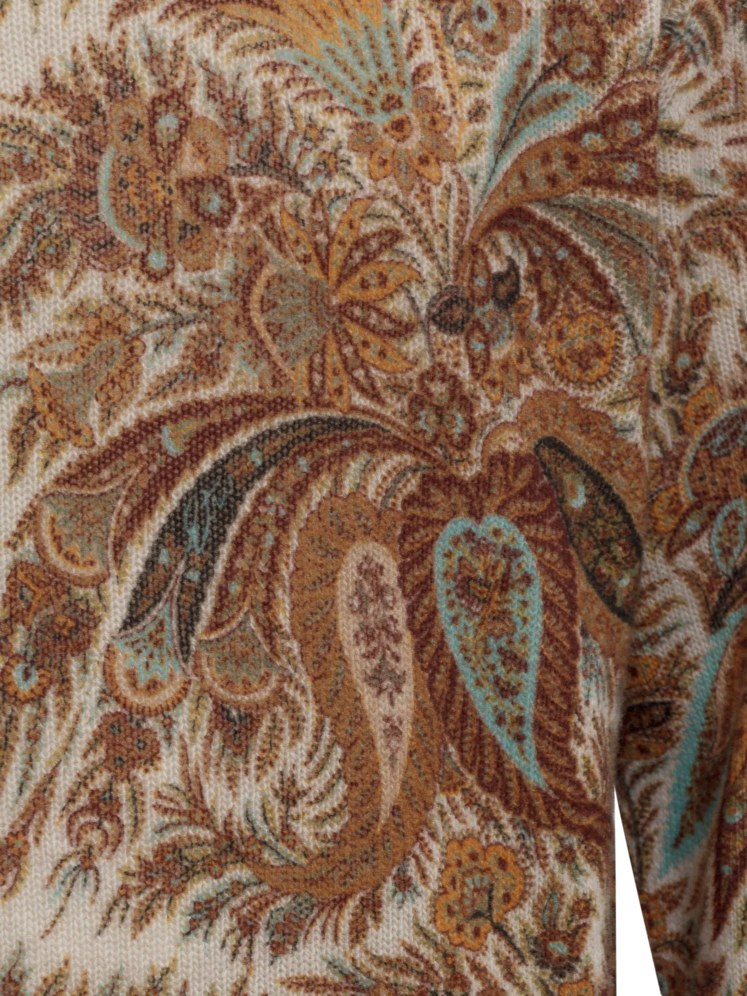 Etro Paisley Jacquard Crewneck Knitted Jumper
