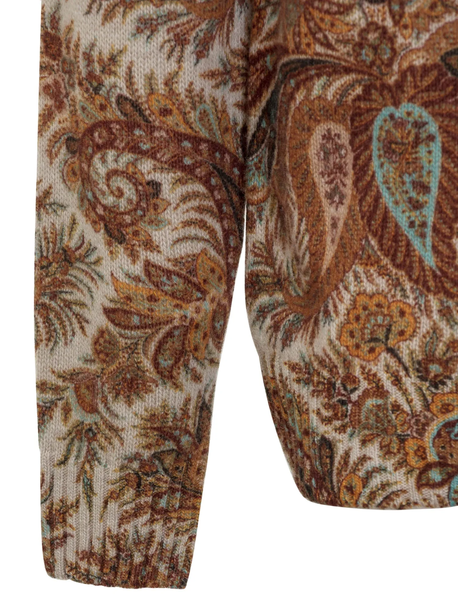 Etro Paisley Jacquard Crewneck Knitted Jumper