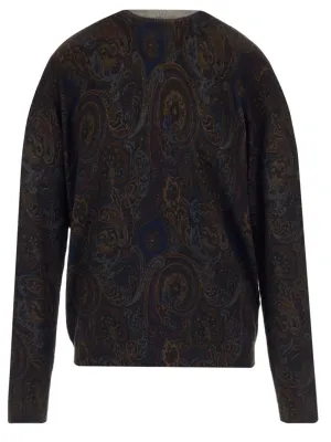 Etro Paisley Print Knitted Jumper
