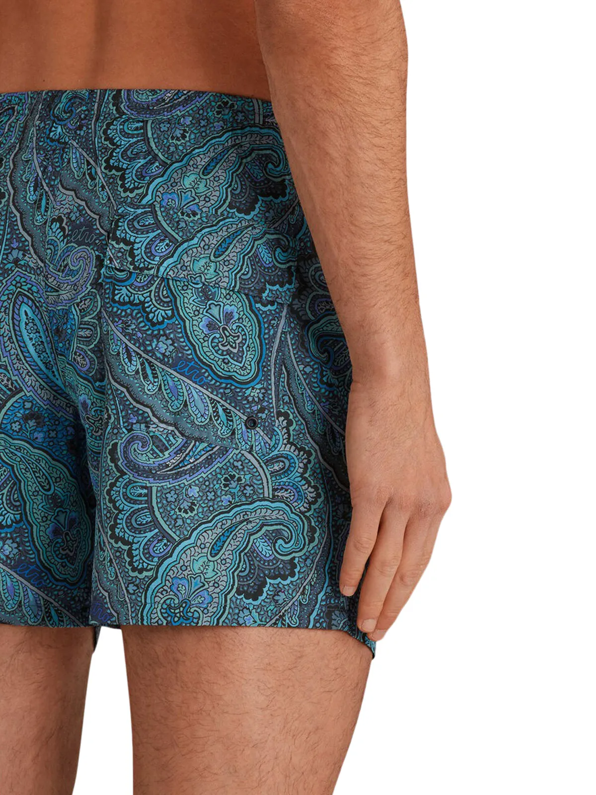 Etro Paisley Print Swim Shorts