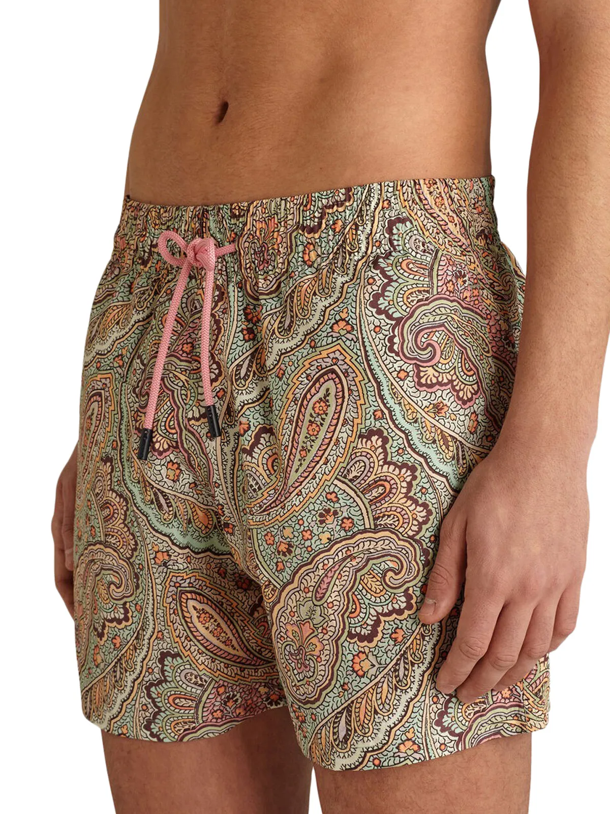 Etro Paisley Print Swim Shorts