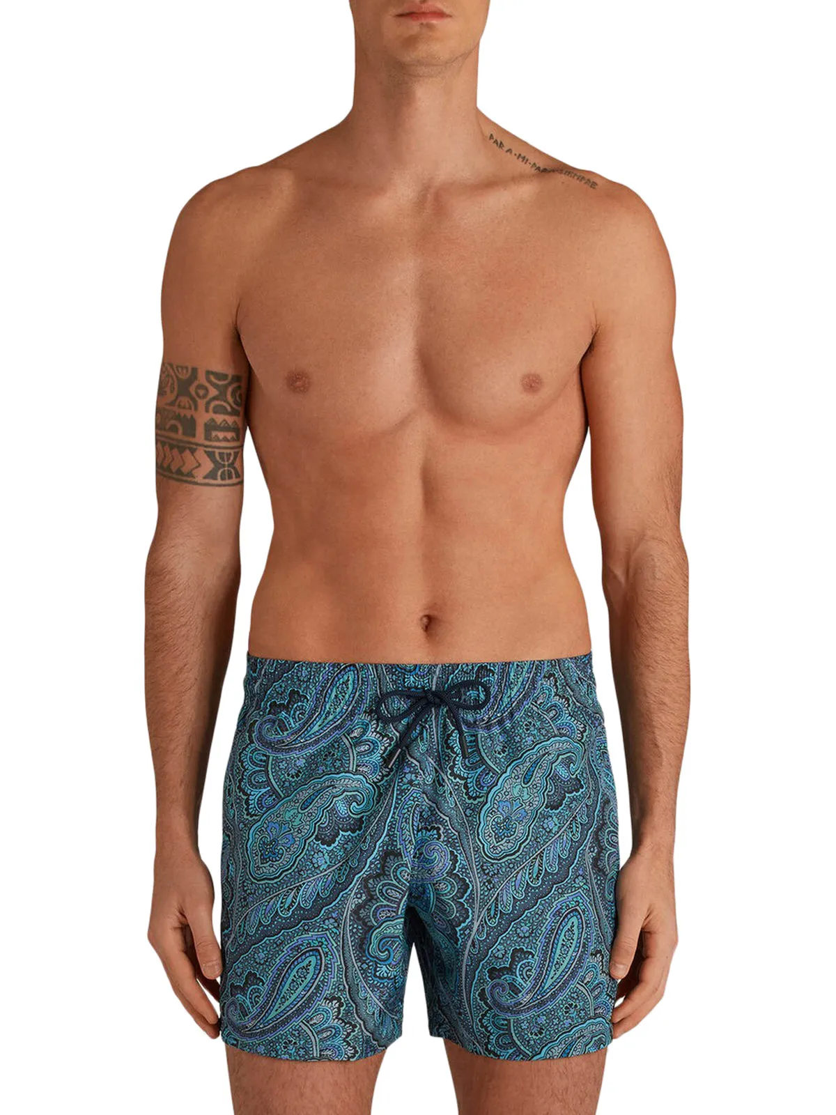 Etro Paisley Print Swim Shorts