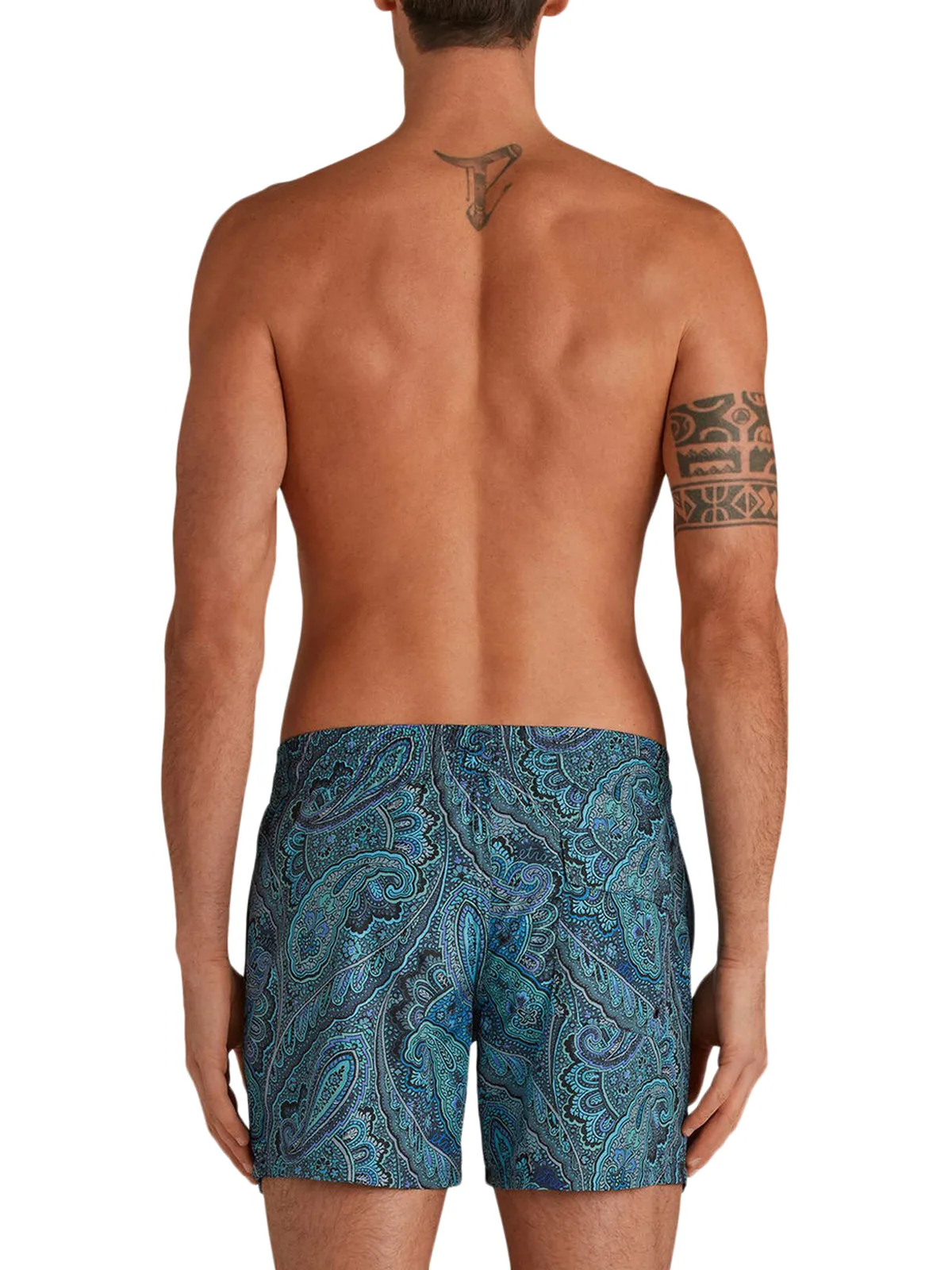 Etro Paisley Print Swim Shorts