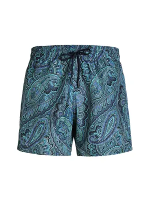 Etro Paisley Print Swim Shorts