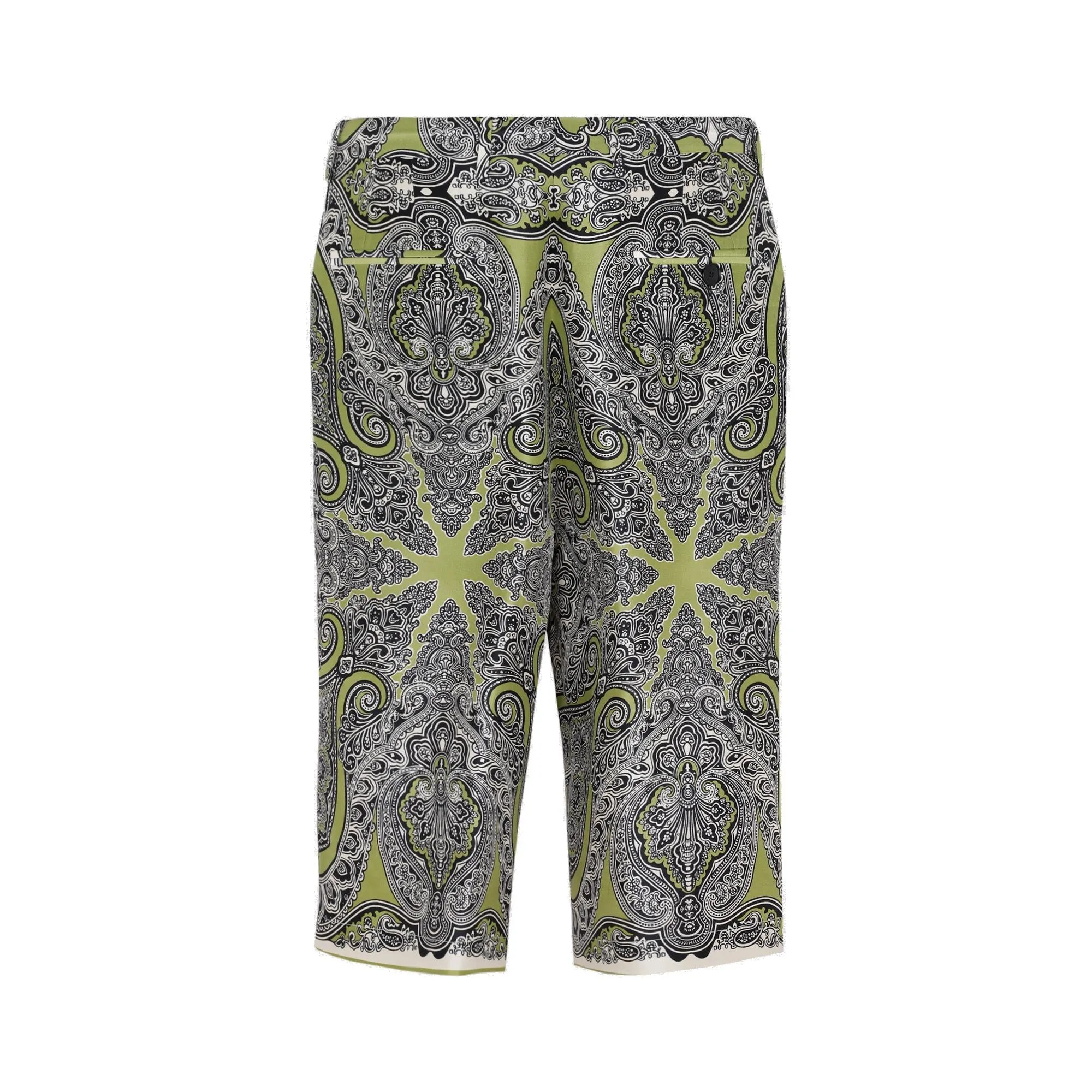 Etro Paisley Printed Tassel Trimmed Shorts