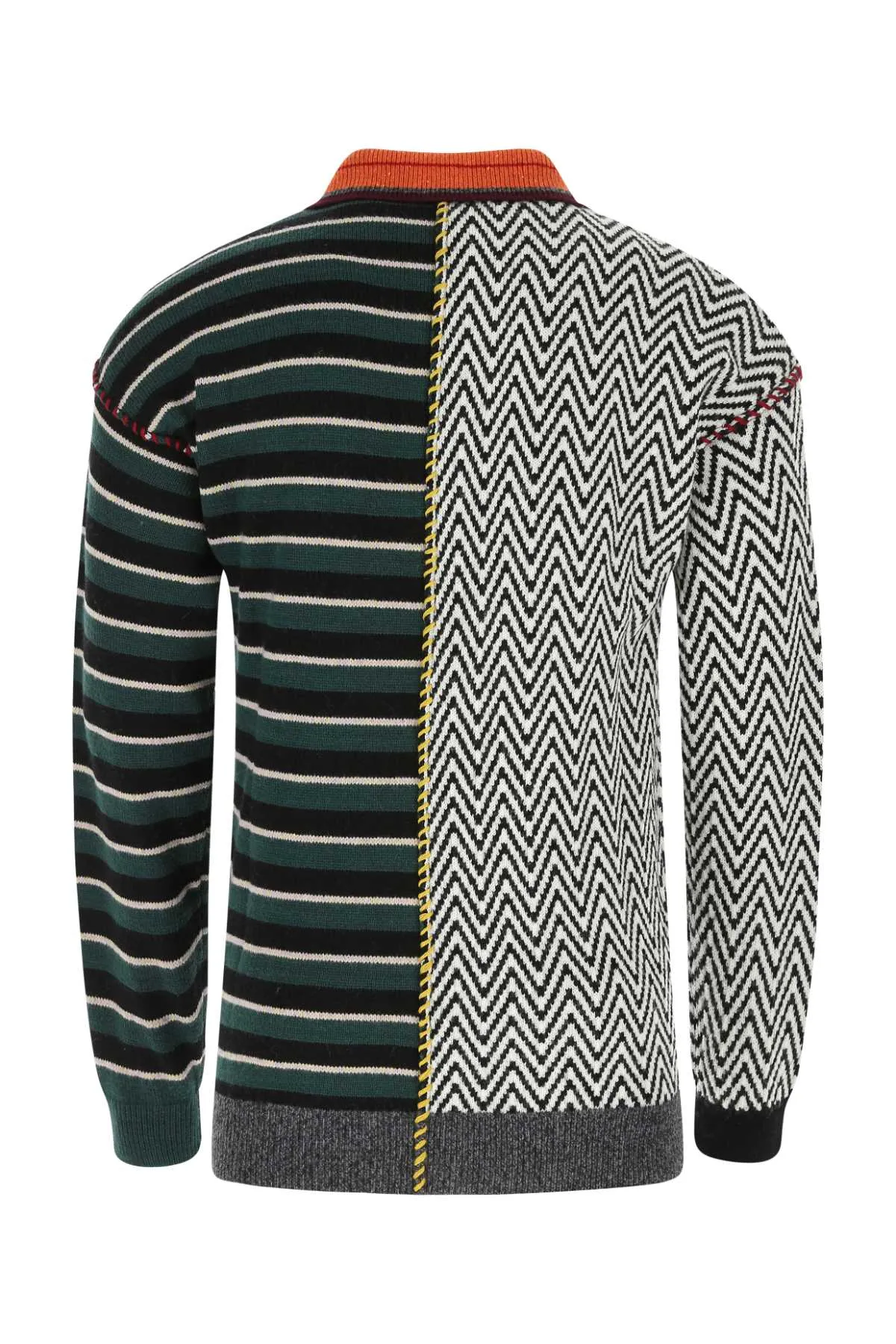 Etro Patchwork Pocket Patch Knitted Jumper