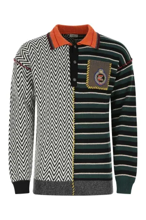 Etro Patchwork Pocket Patch Knitted Jumper
