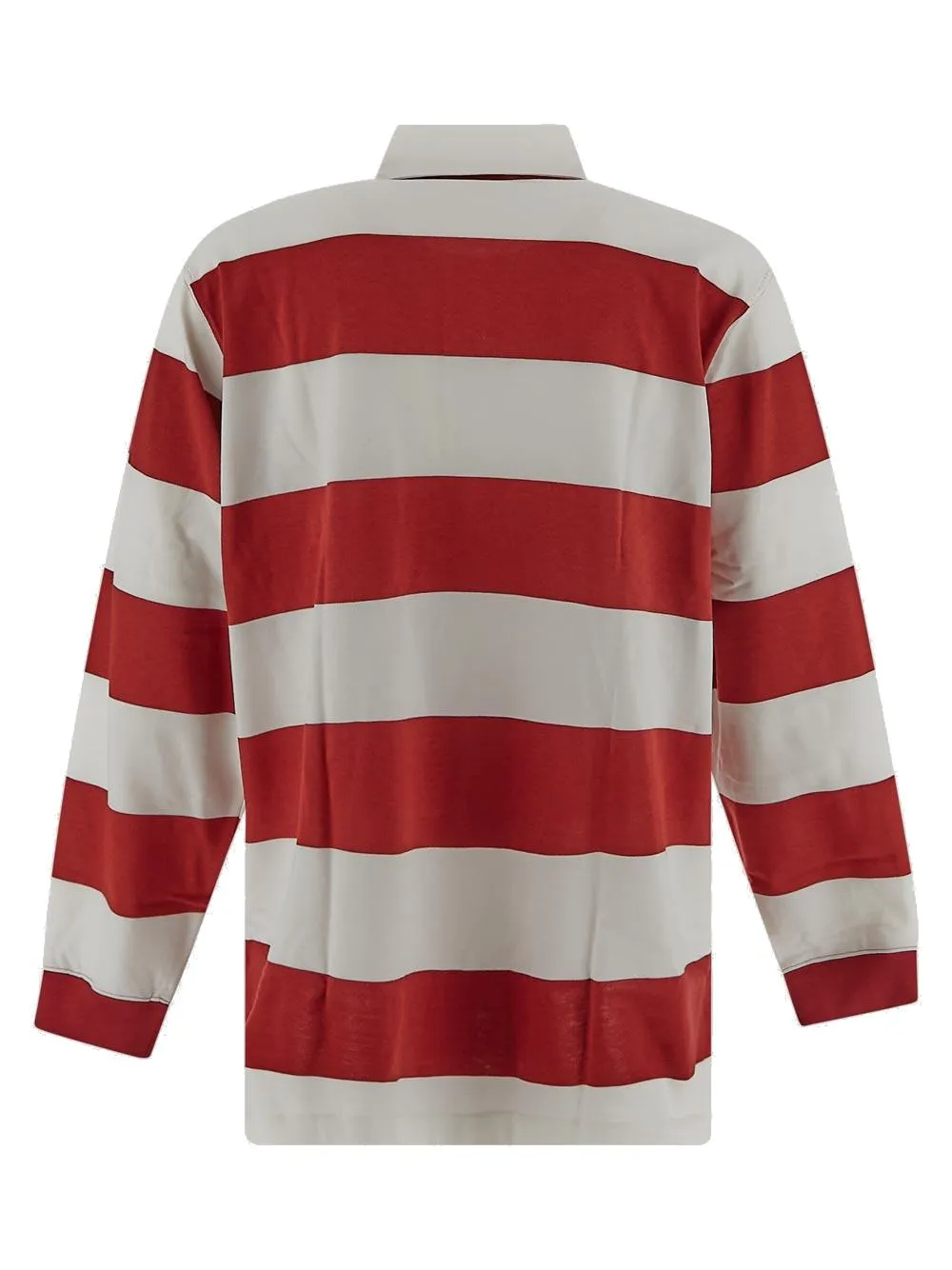 Etro Rugby-Striped Long-Sleeved Polo Shirt