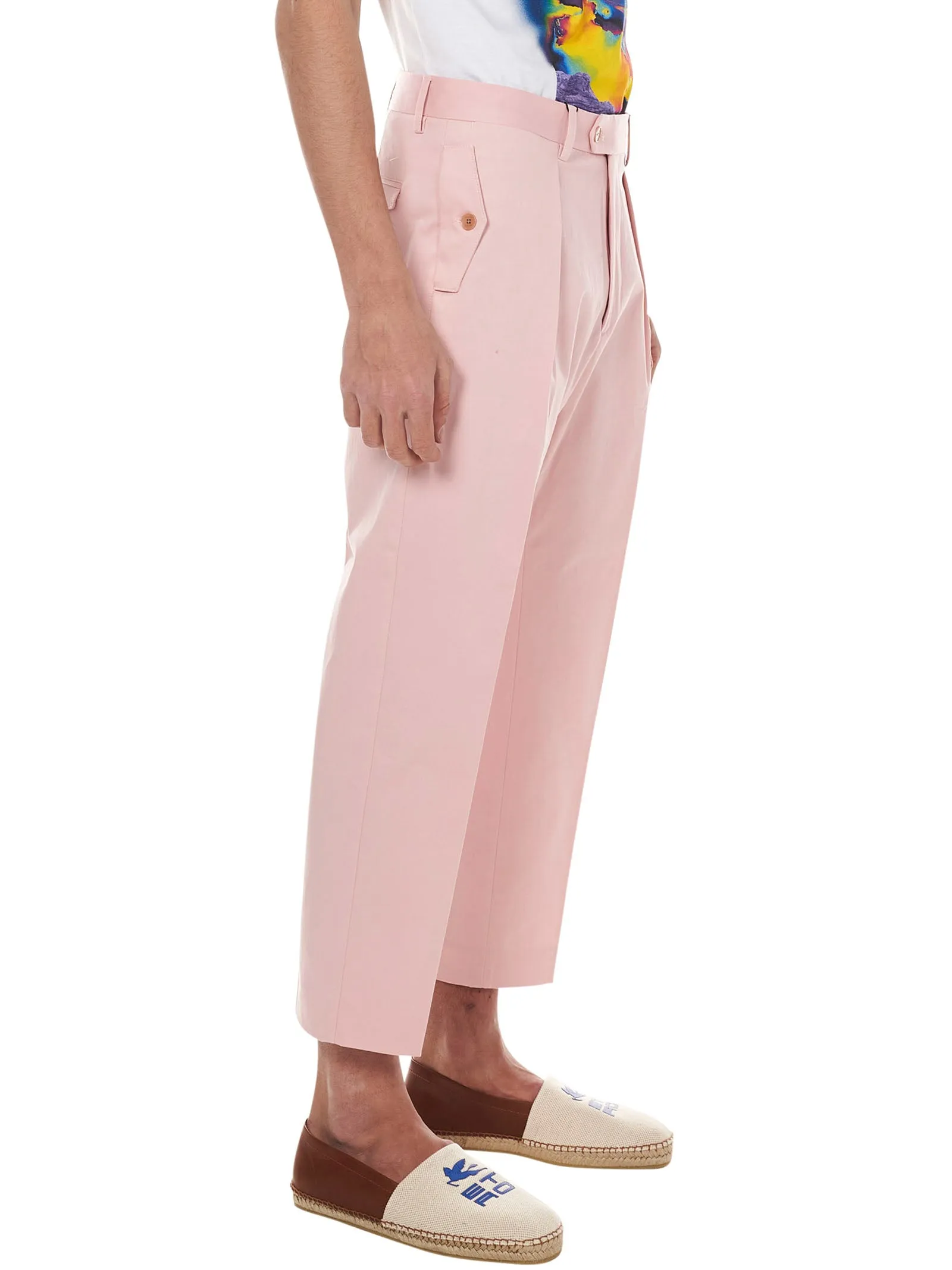 Etro Straight Leg Cropped Pants