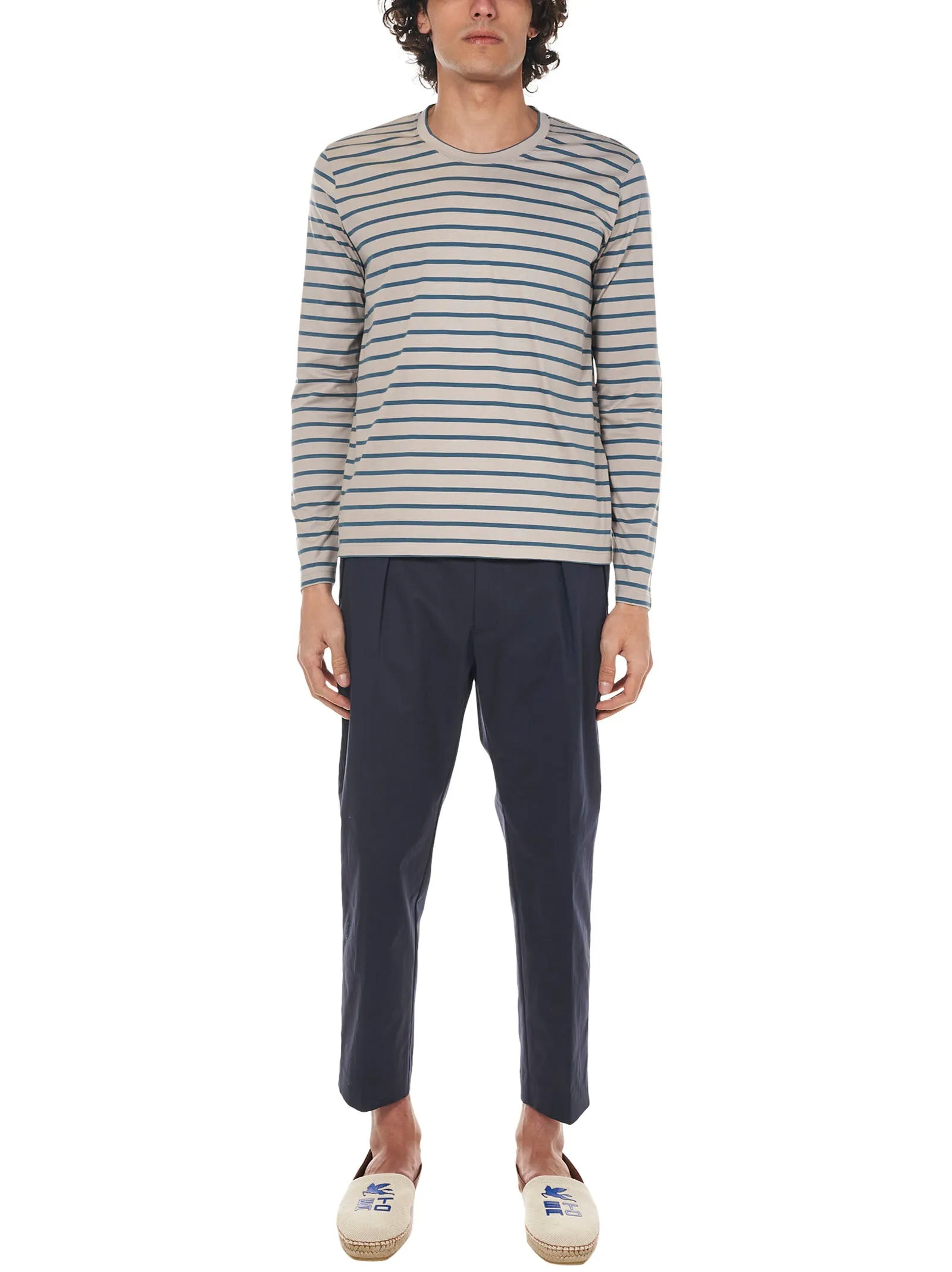 Etro Striped Long-Sleeved T-Shirt