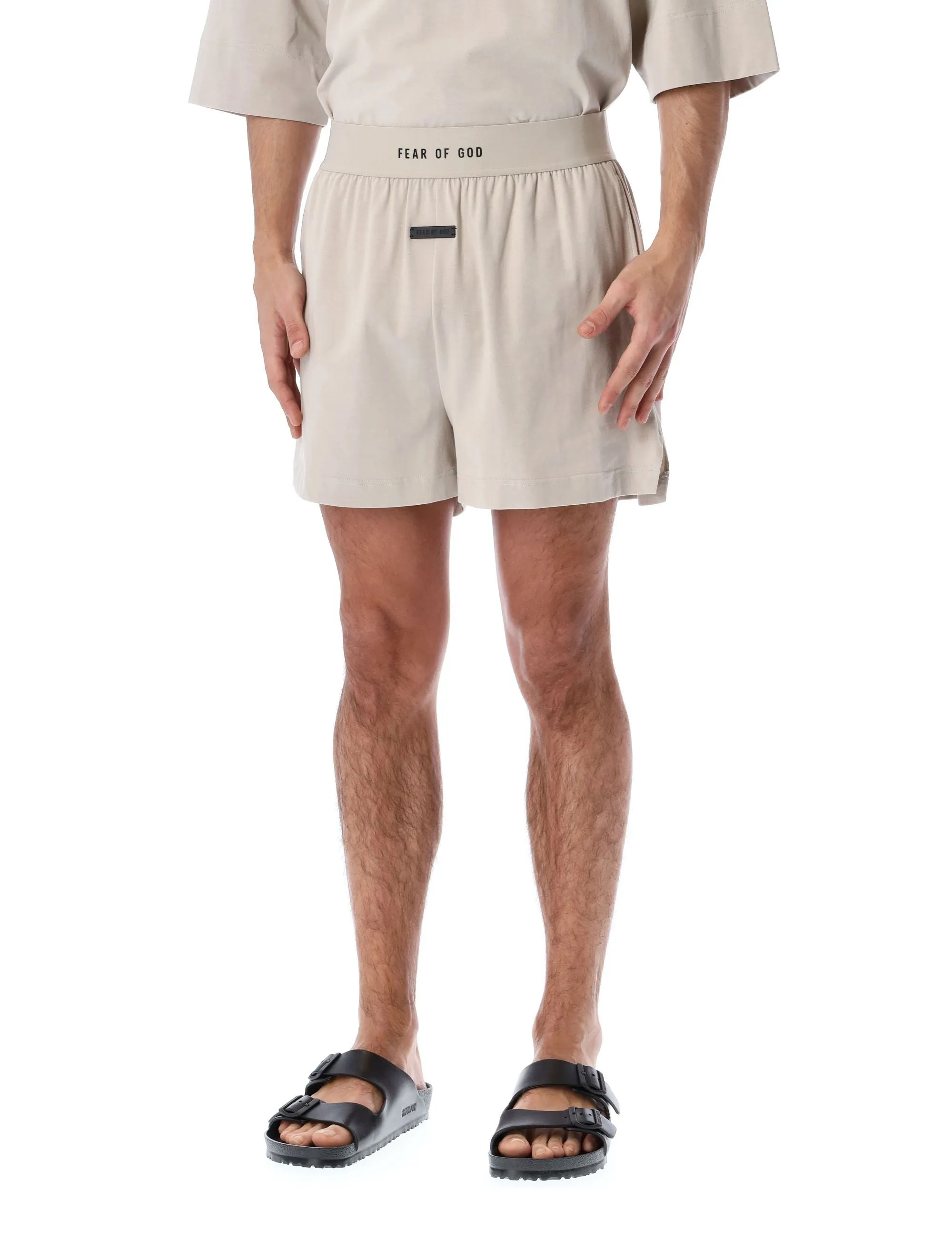 Fear of God Logo-Waist Stretched Deck Shorts