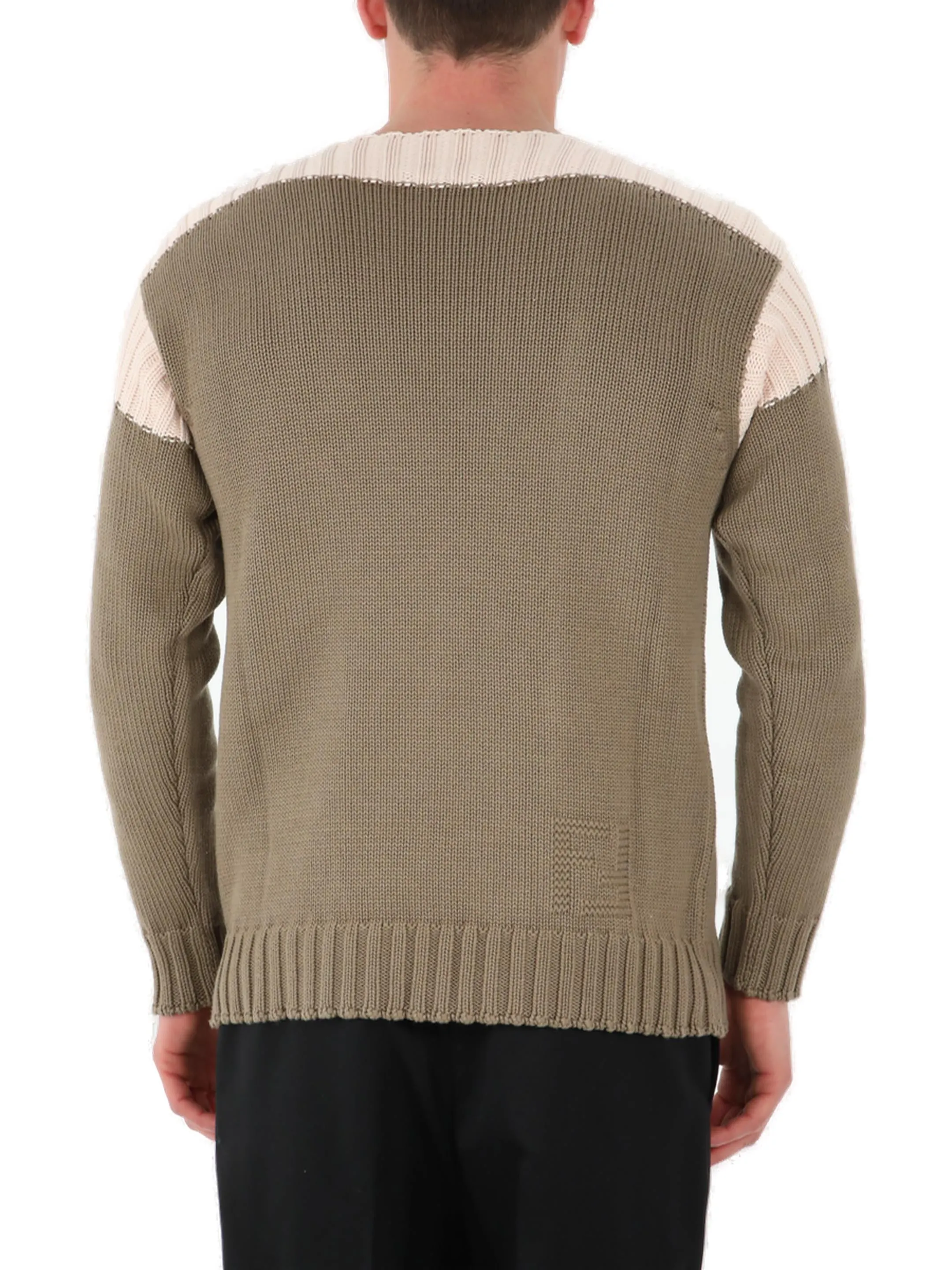 Fendi FF Inlay Detailed Knitted Jumper
