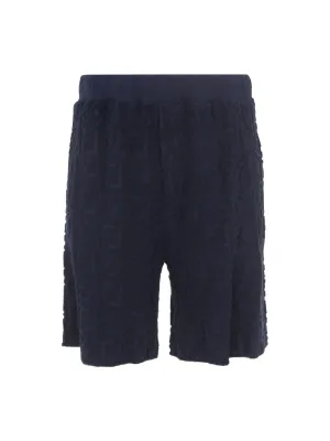 Fendi FF Logo Monogram Bermuda Shorts