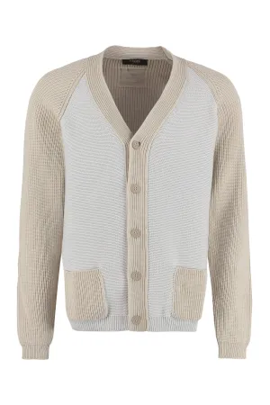 Fendi FF V-Neck Knitted Cardigan