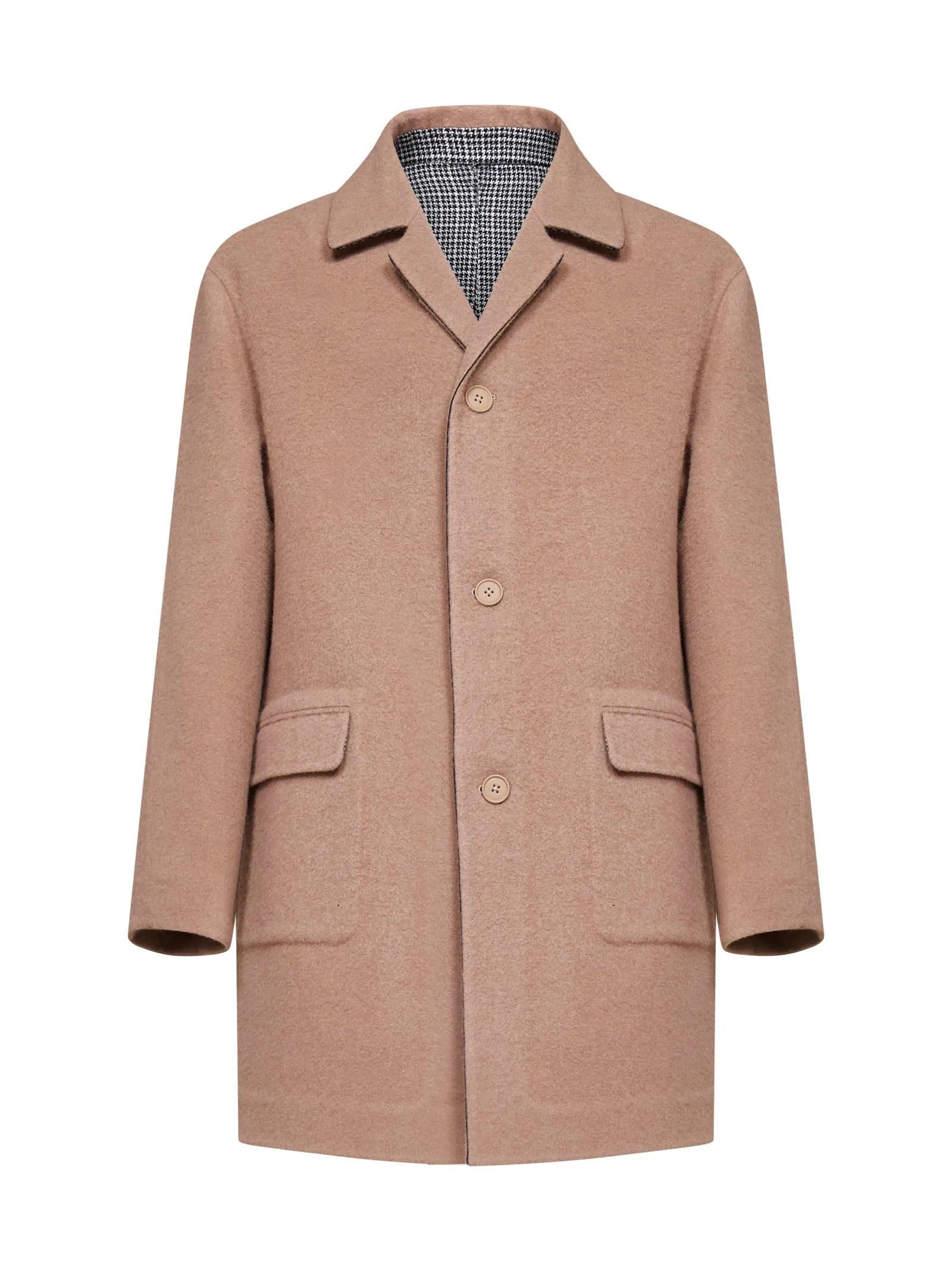 Fendi Single-Breasted Reversible Coat
