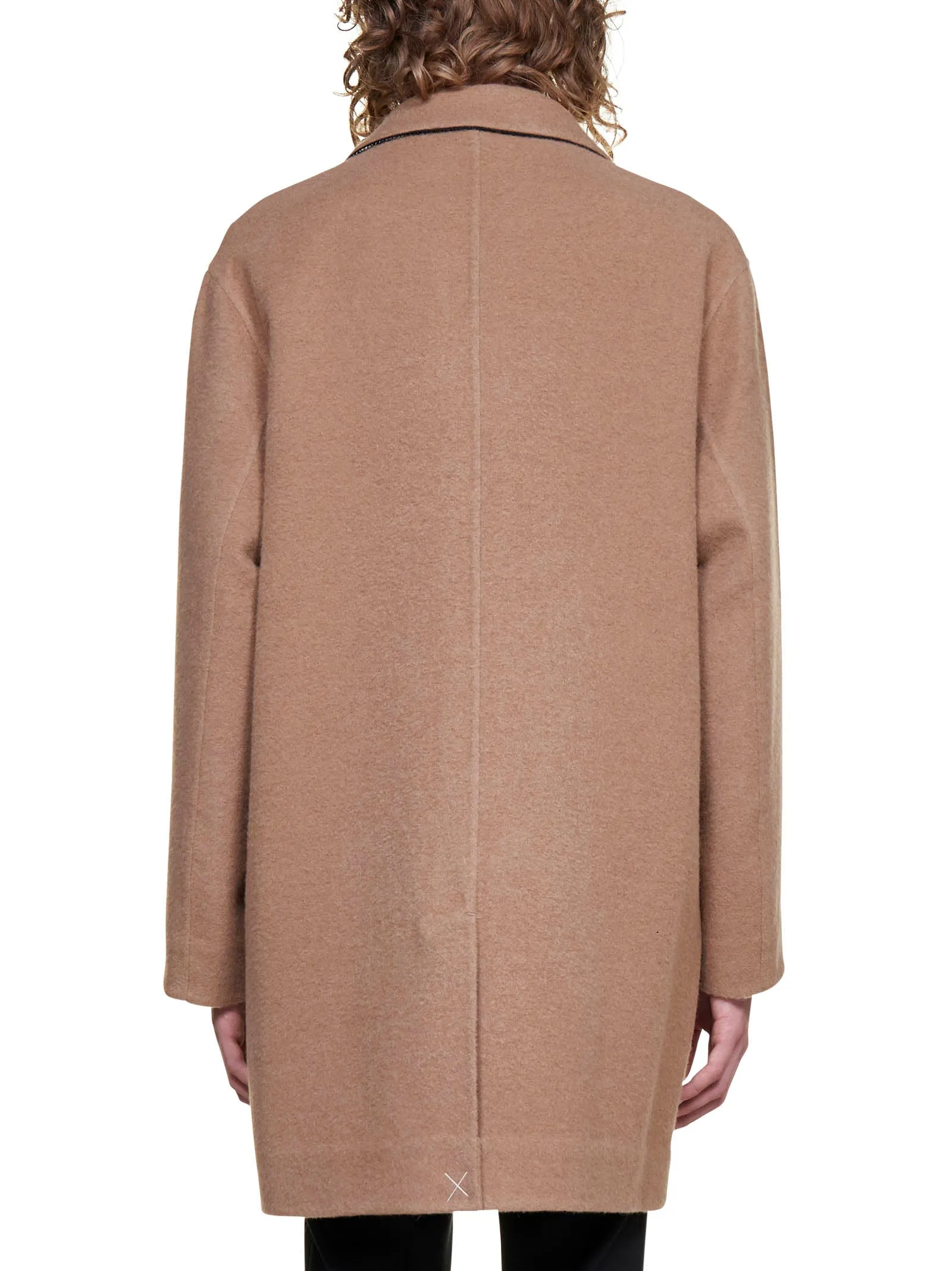 Fendi Single-Breasted Reversible Coat