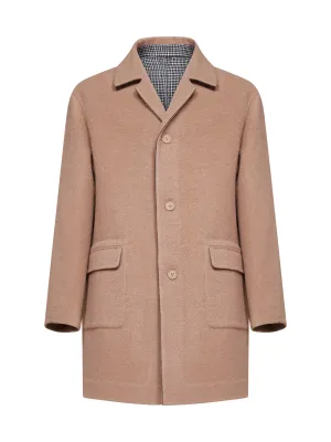 Fendi Single-Breasted Reversible Coat