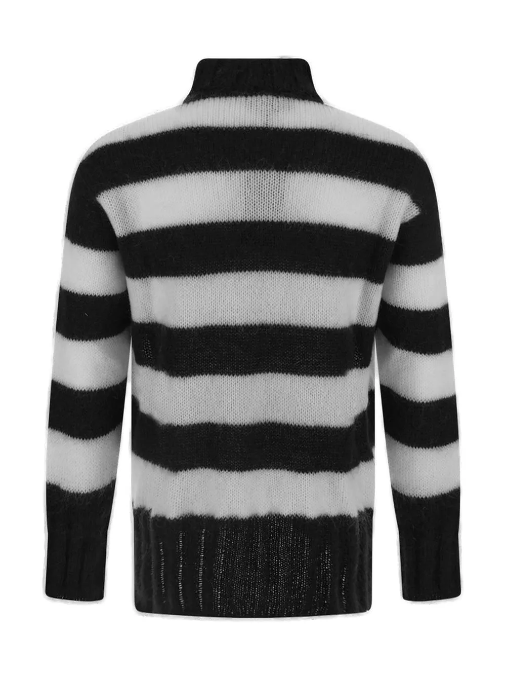 Fendi Striped High-Neck Knitted Jumper