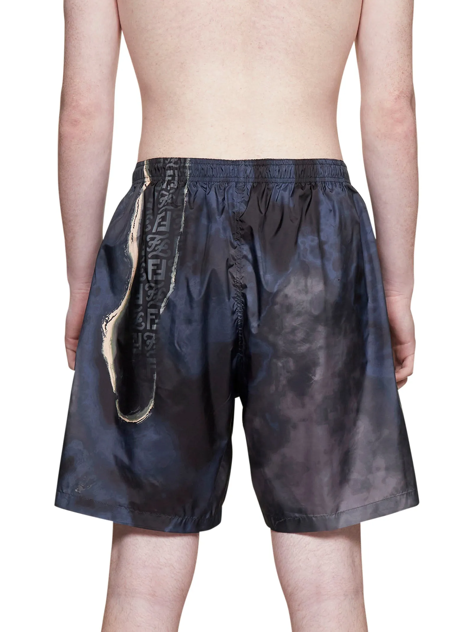 Fendi Tie-Dyed Drawstring Shorts