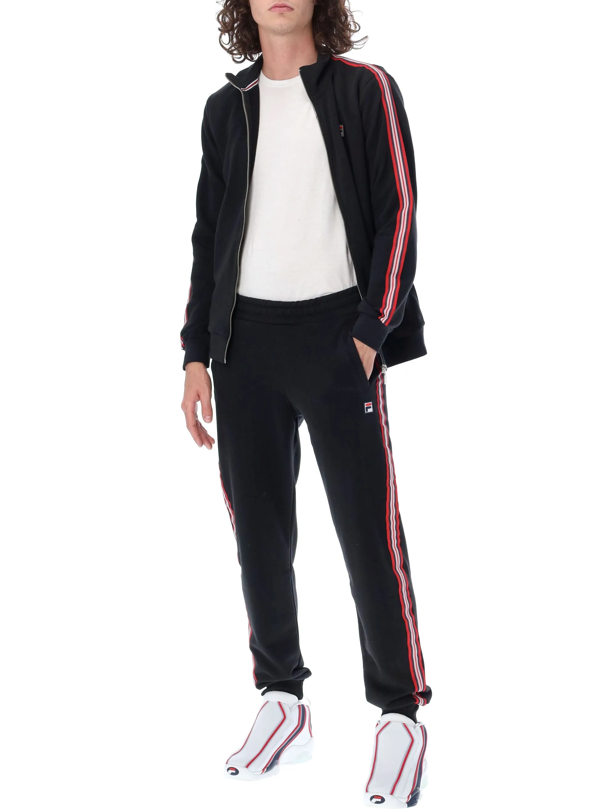 Fila Logo Embroidered Side-Stripe Pants