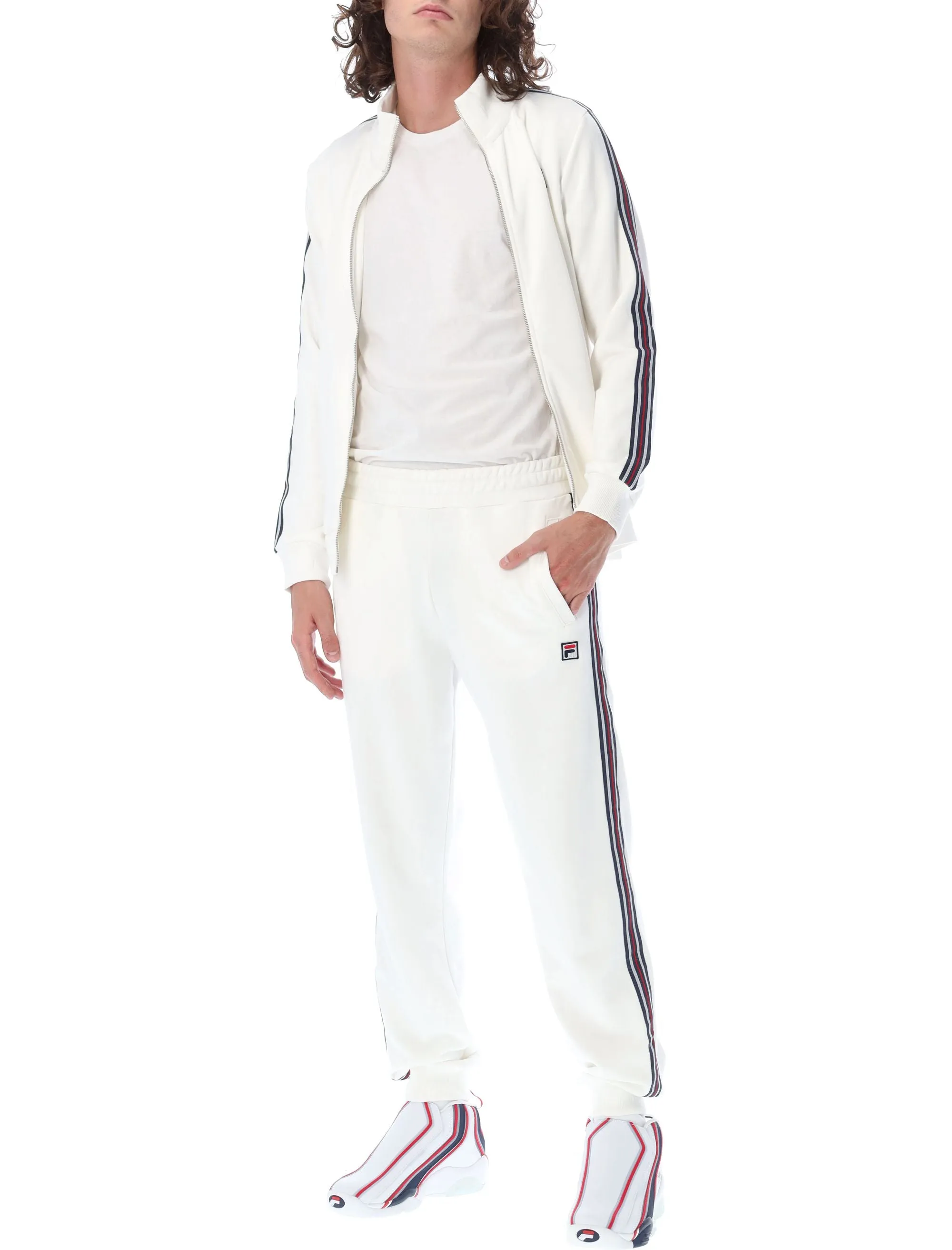 Fila Logo Embroidered Side-Stripe Pants