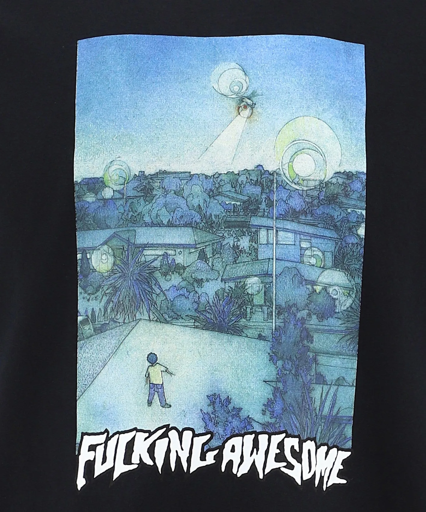 Fucking Awesome Helicopter Printed T-Shirt