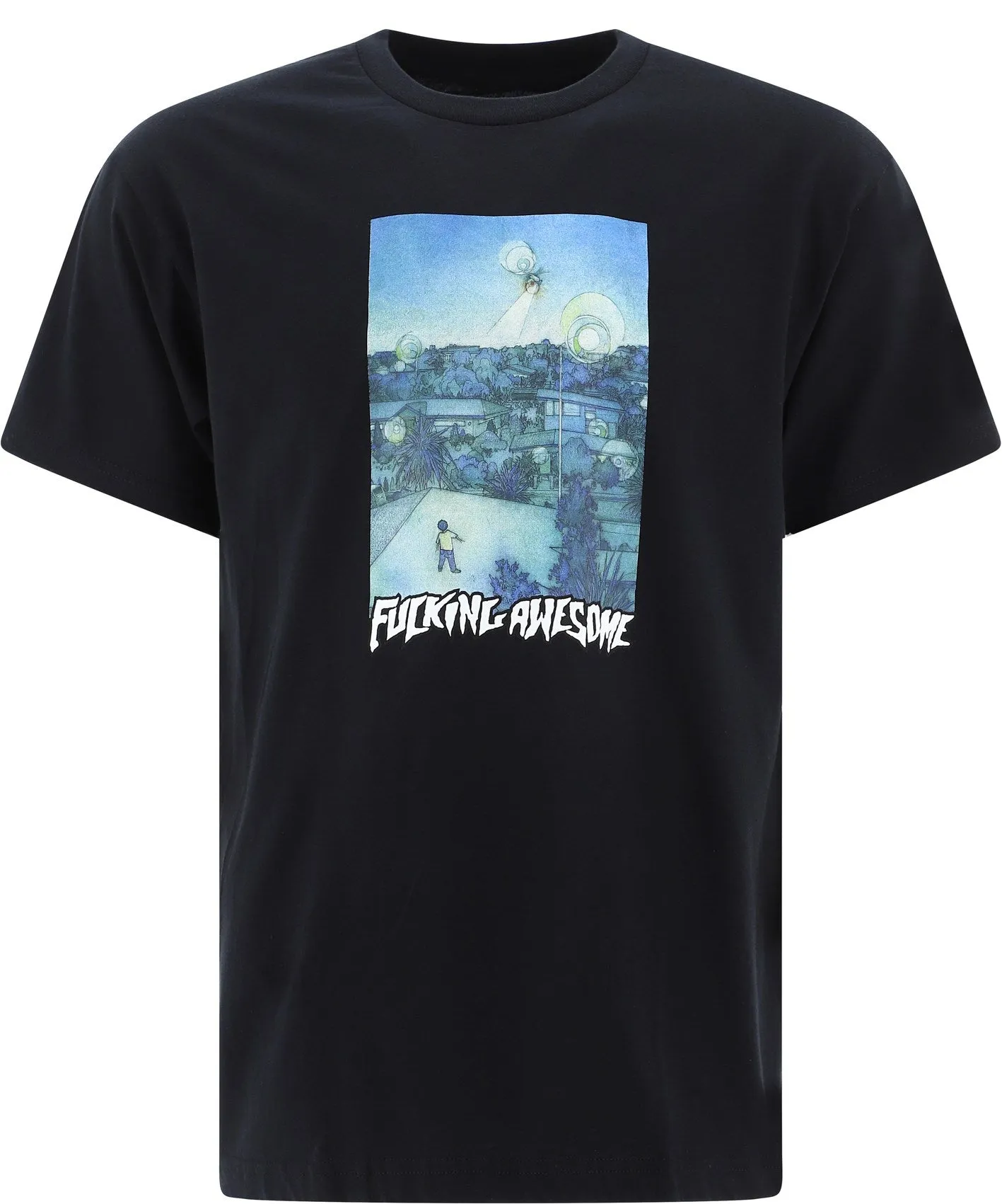 Fucking Awesome Helicopter Printed T-Shirt
