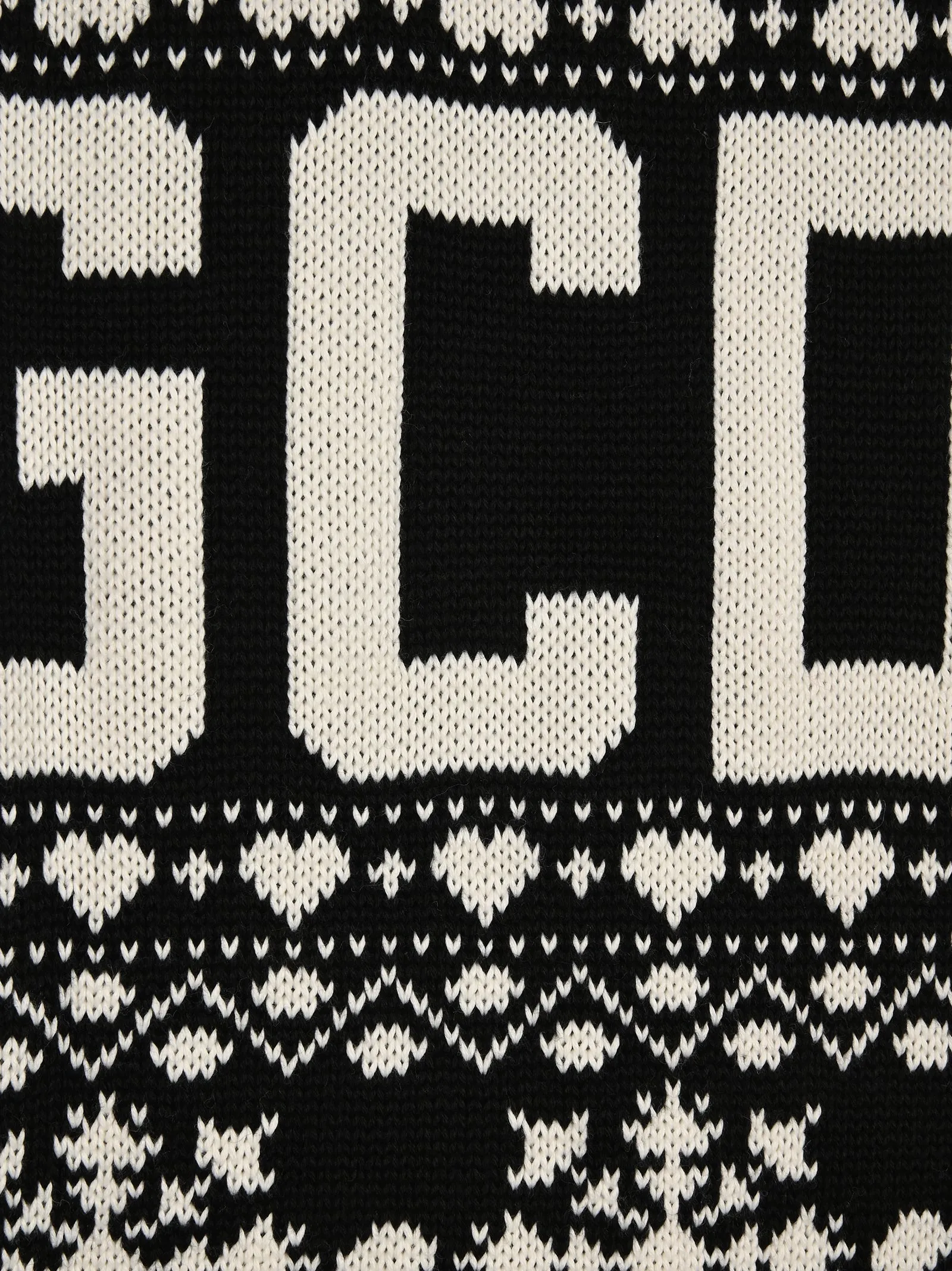 GCDS Christmas Logo Intarsia Crewneck Sweater