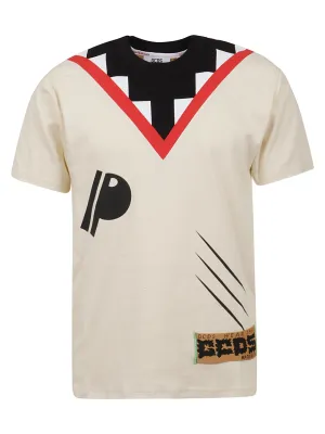 GCDS Graphic Printed Crewneck T-Shirt