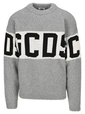 GCDS Logo Band Lurex Sweater