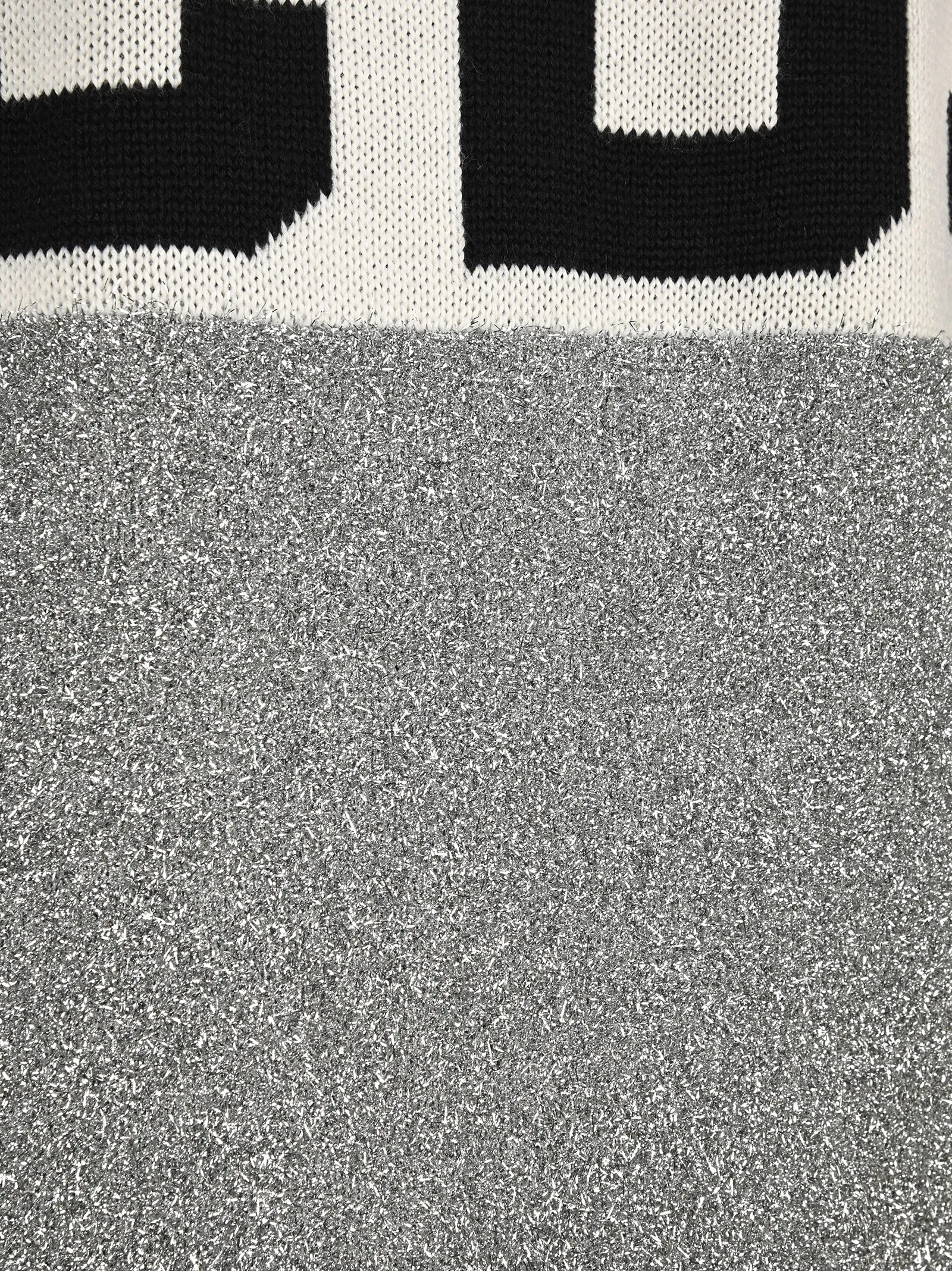 GCDS Logo Band Lurex Sweater