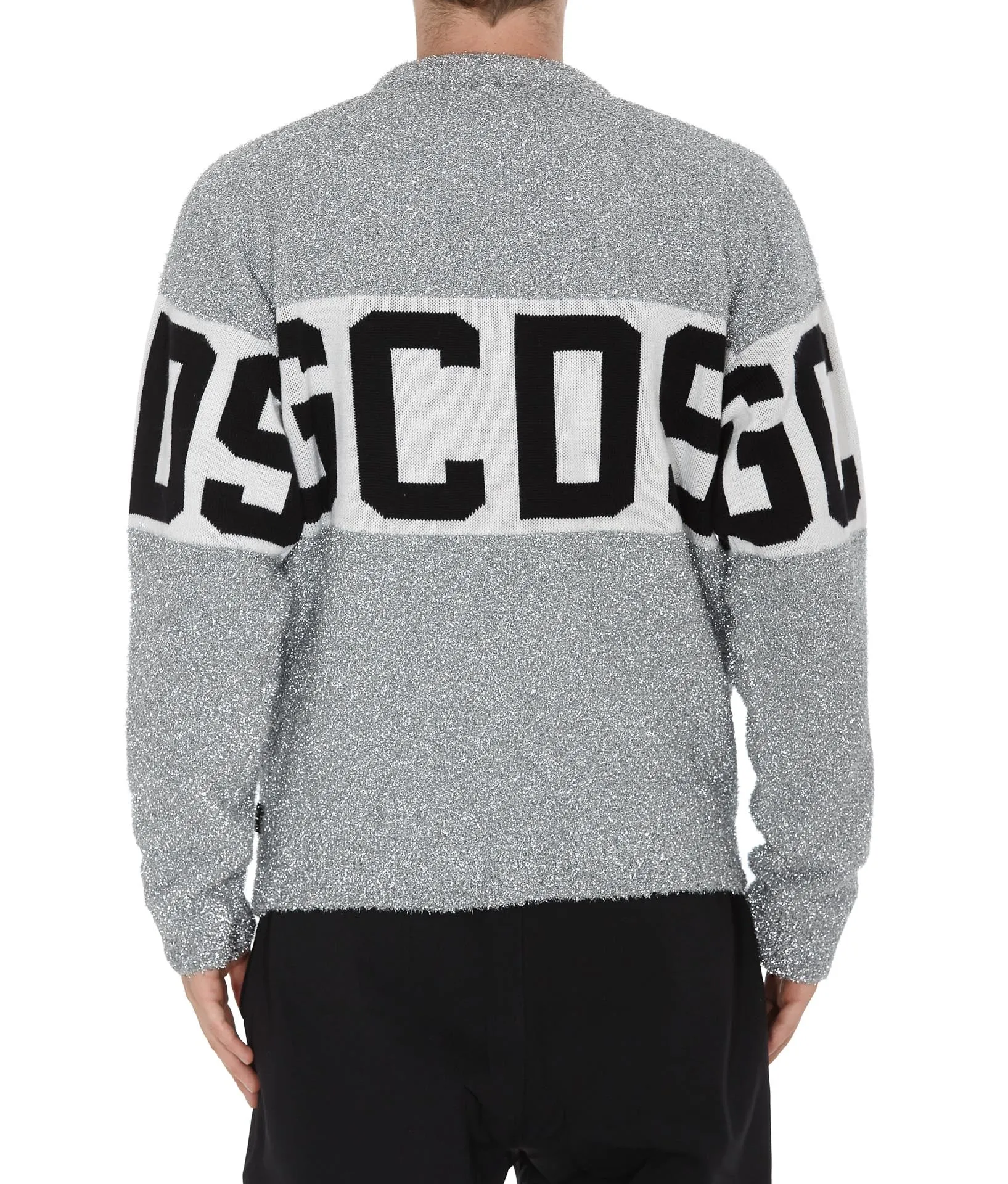 GCDS Logo Band Lurex Sweater
