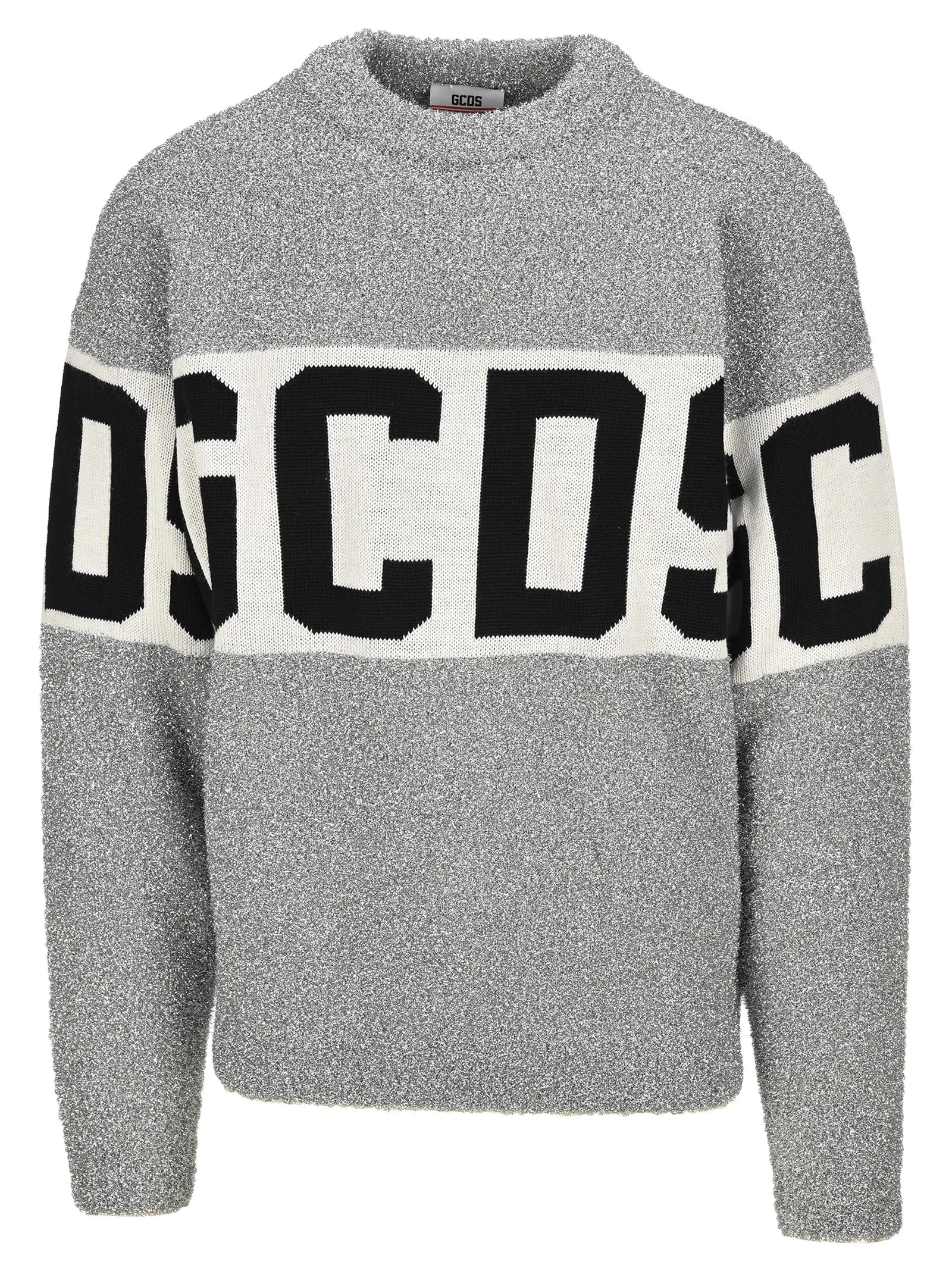 GCDS Logo Band Lurex Sweater
