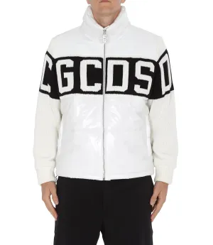GCDS Logo Intarsia Puffer Jacket