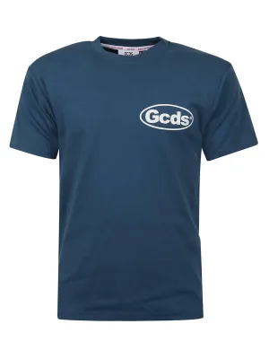 GCDS Logo Print Crewneck T-Shirt
