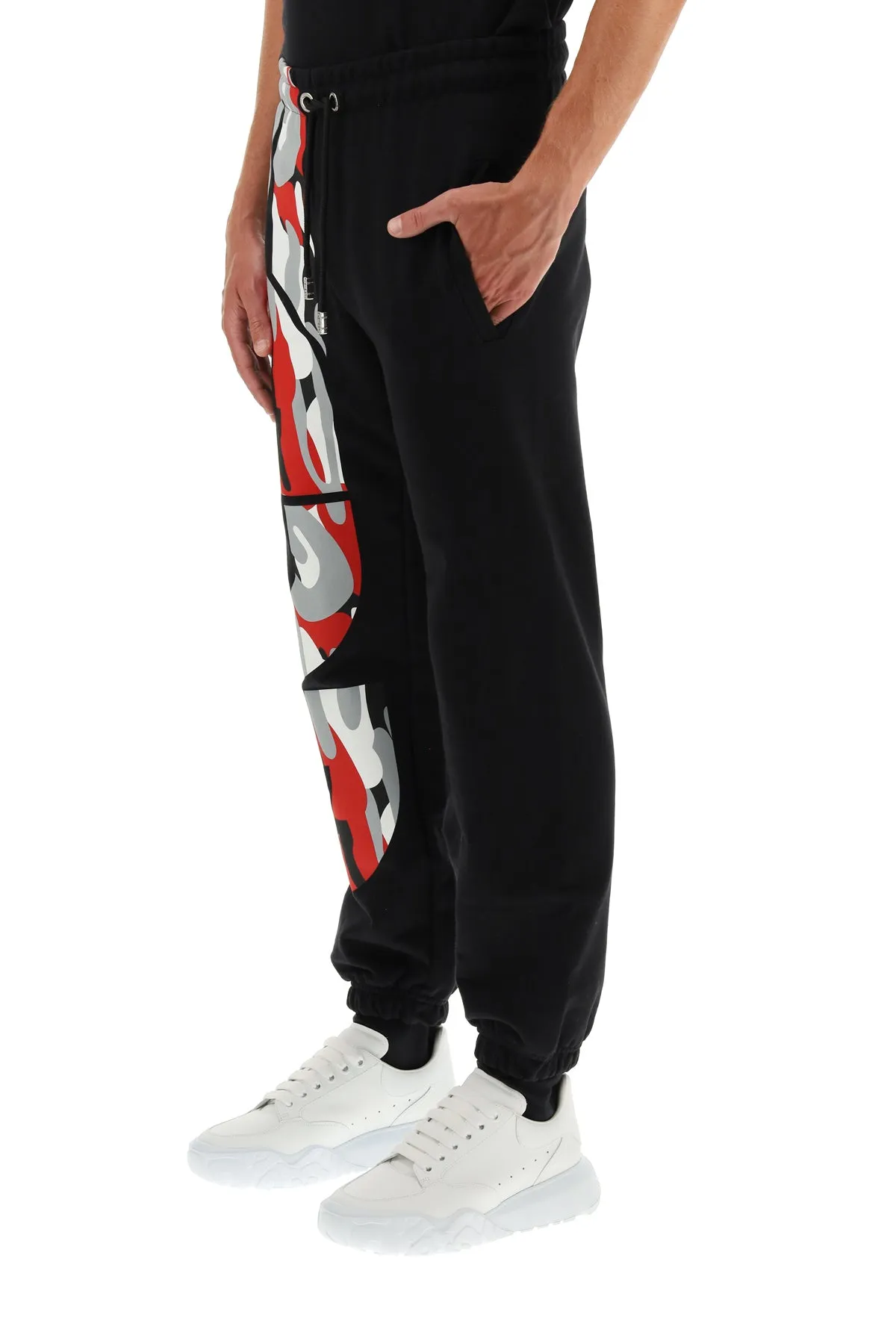 GCDS Logo Print Drawstring Pants