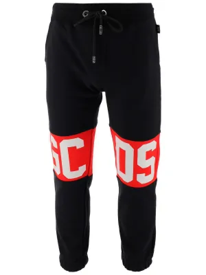 GCDS Logo Printed Cropped Pants