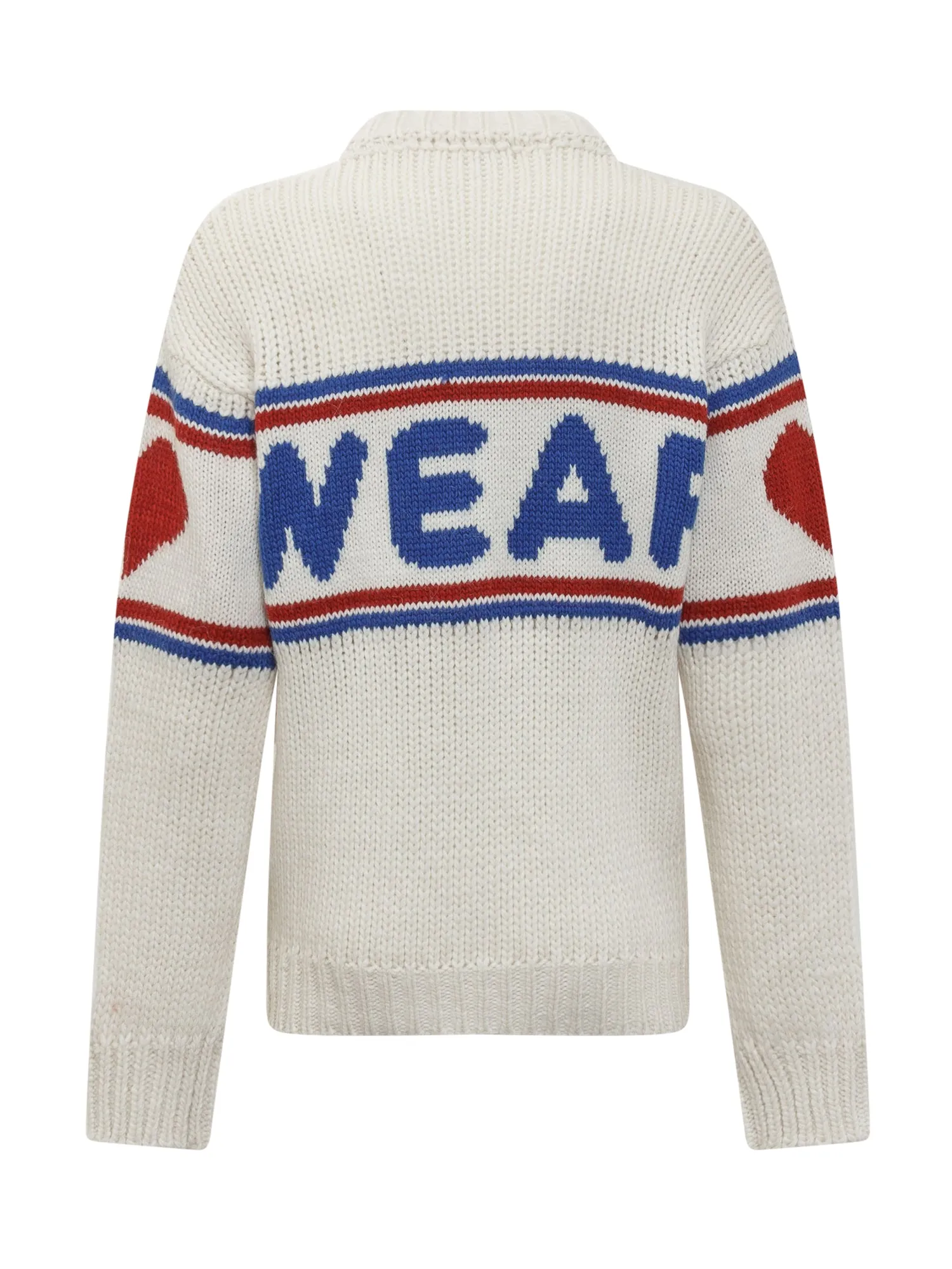GCDS Logo Tape Intarsia Knitted Jumper