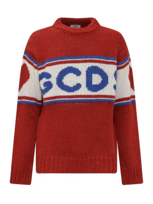 GCDS Logo Tape Knit Sweater