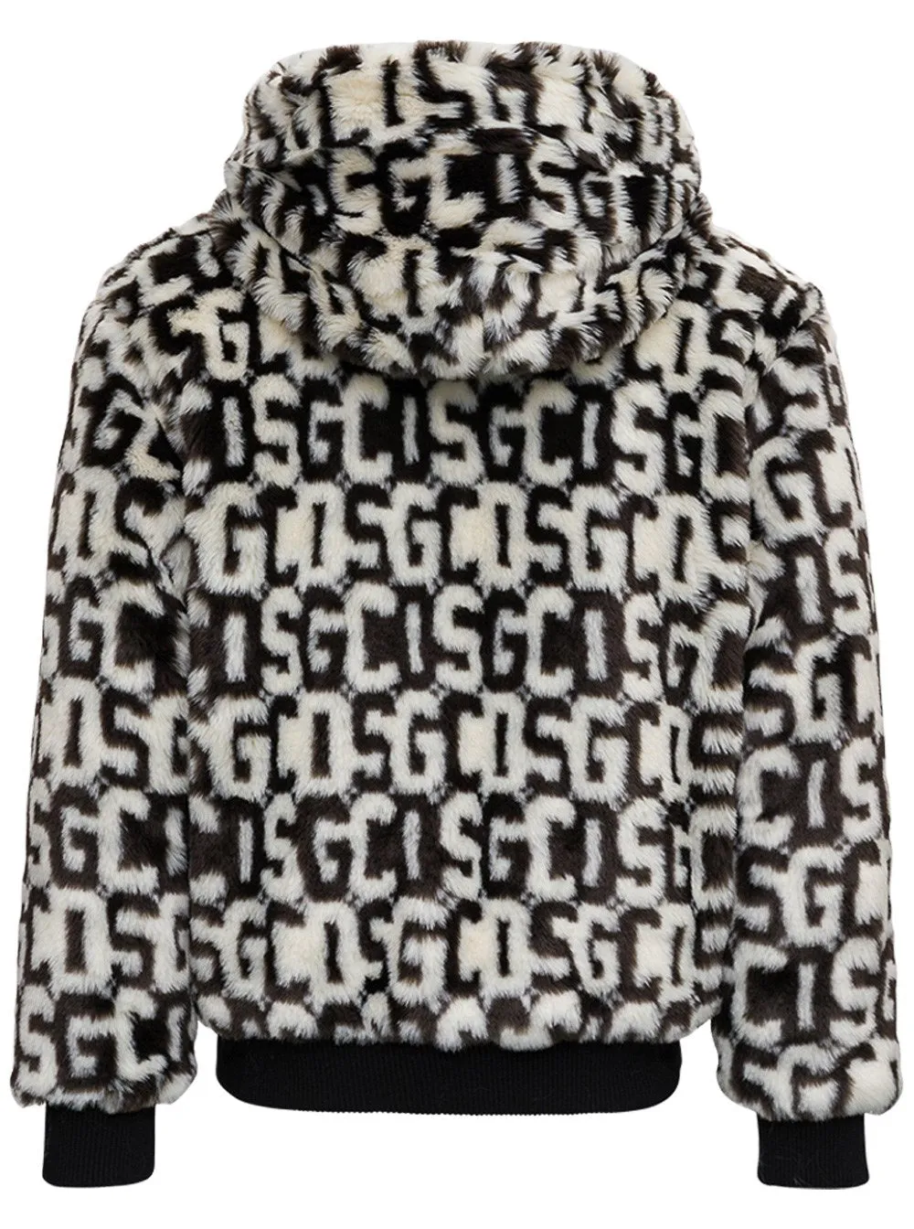 GCDS Monogram Zipped Hooded Jacket